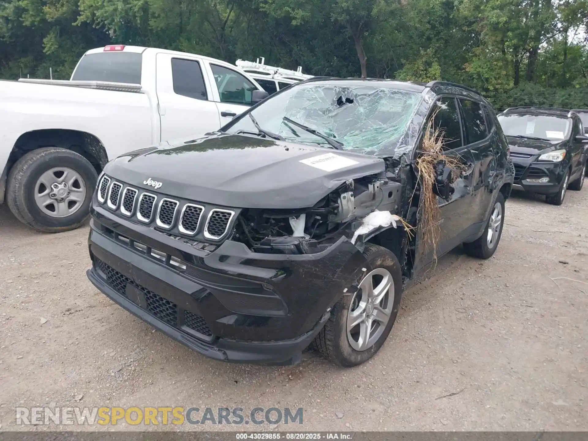 2 Photograph of a damaged car 3C4NJDBN6PT534412 JEEP COMPASS 2023