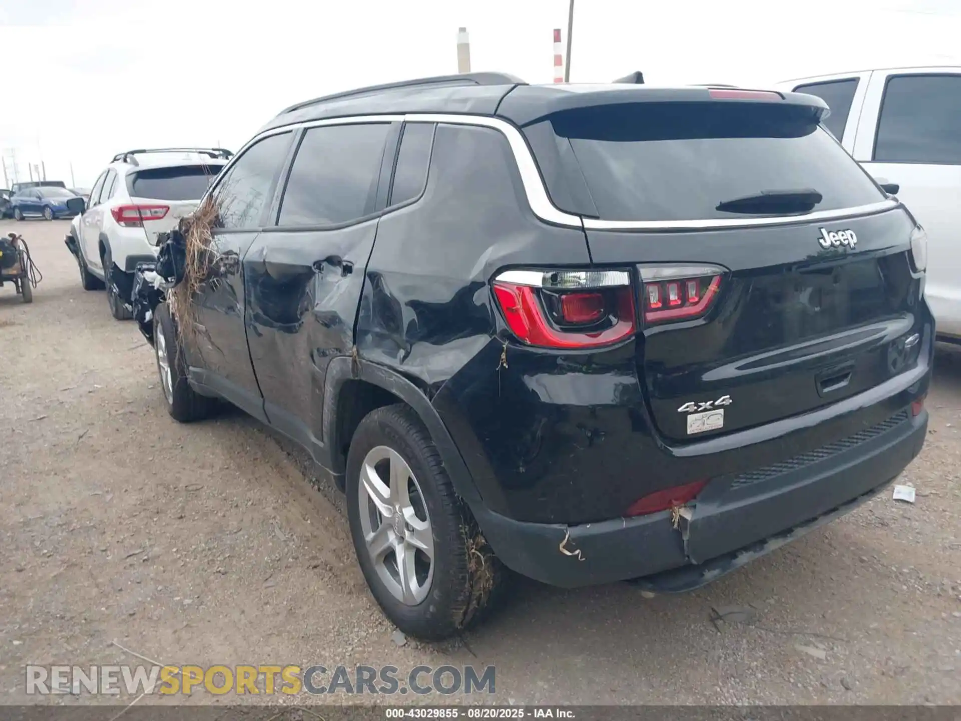 3 Photograph of a damaged car 3C4NJDBN6PT534412 JEEP COMPASS 2023