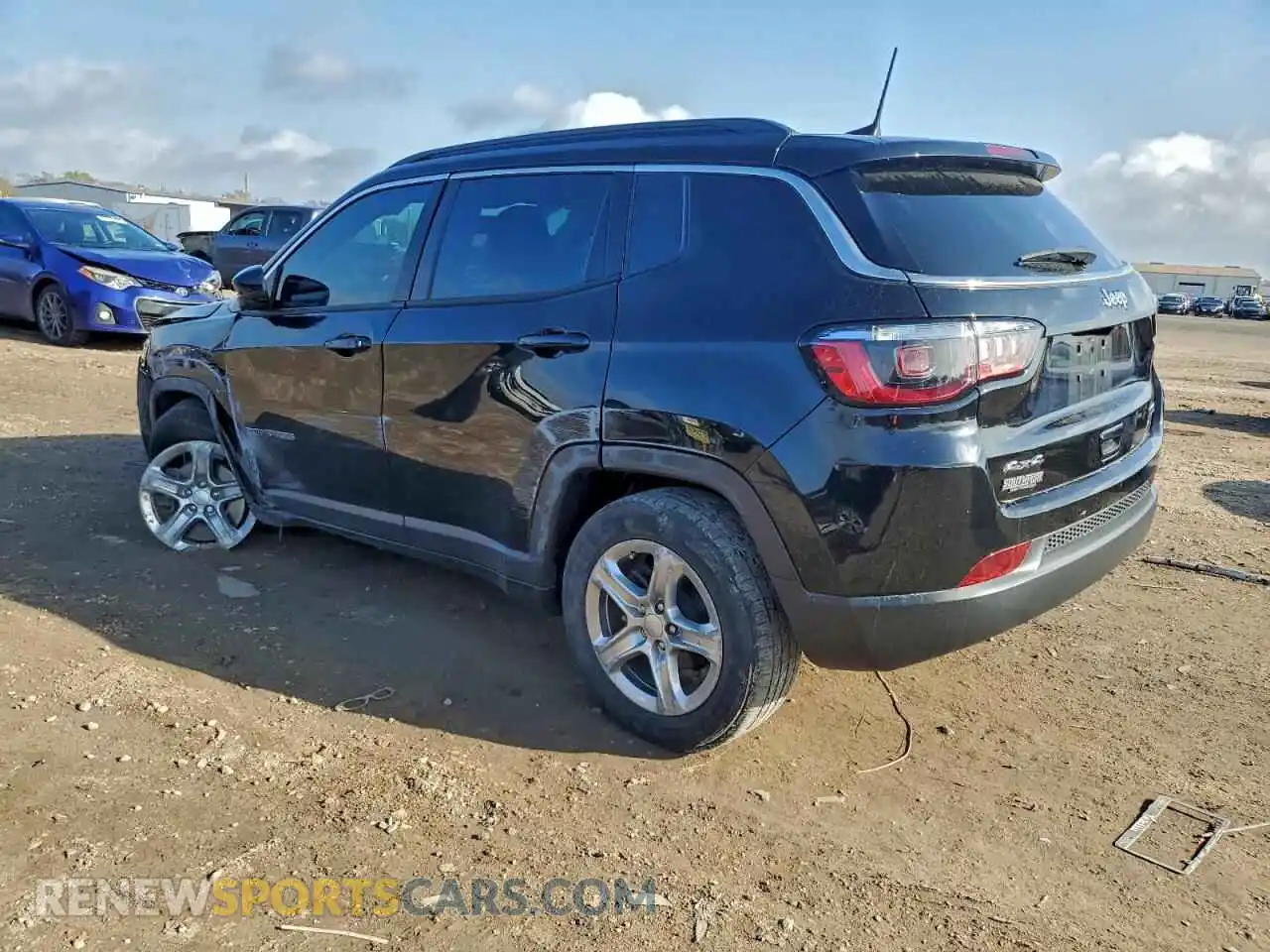 2 Photograph of a damaged car 3C4NJDBN6PT536838 JEEP COMPASS 2023