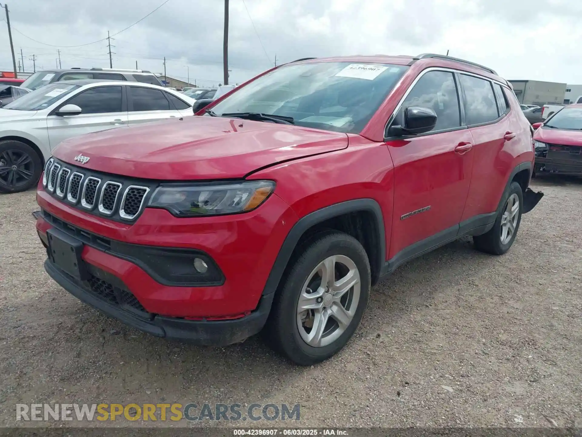 2 Photograph of a damaged car 3C4NJDBN6PT542039 JEEP COMPASS 2023