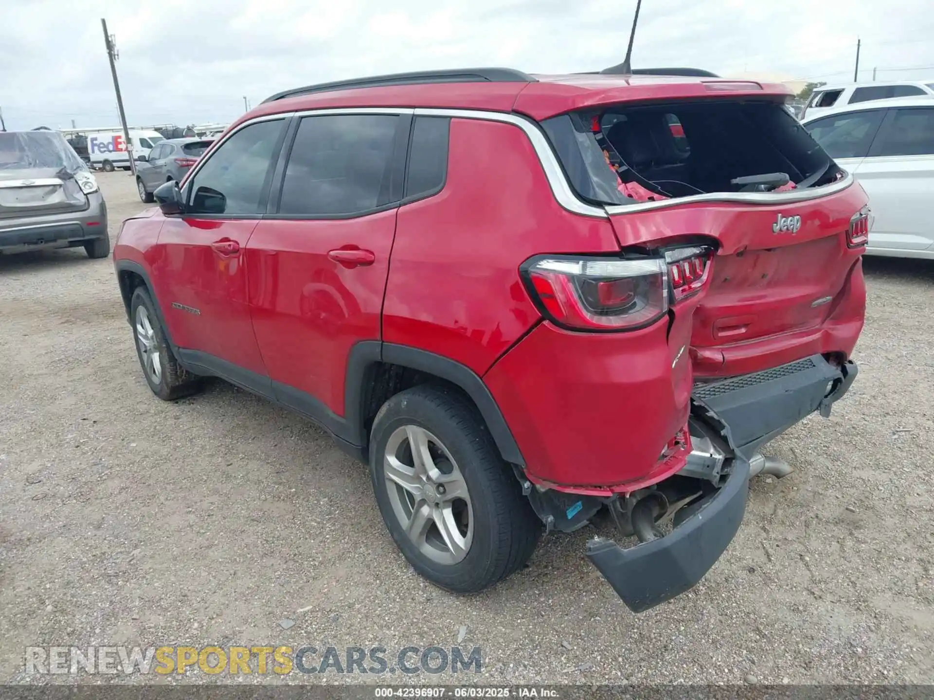 3 Photograph of a damaged car 3C4NJDBN6PT542039 JEEP COMPASS 2023
