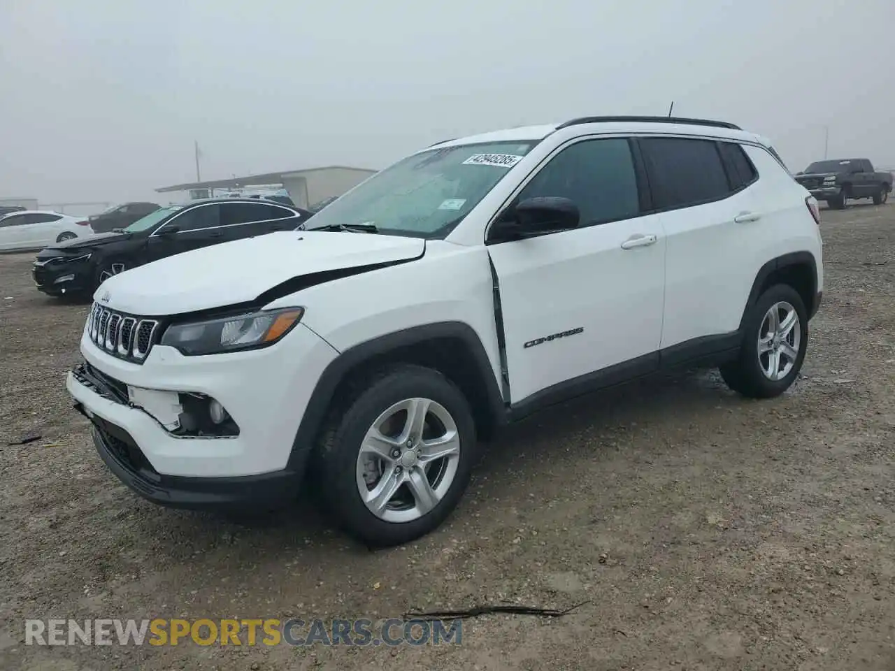 1 Photograph of a damaged car 3C4NJDBN6PT553266 JEEP COMPASS 2023