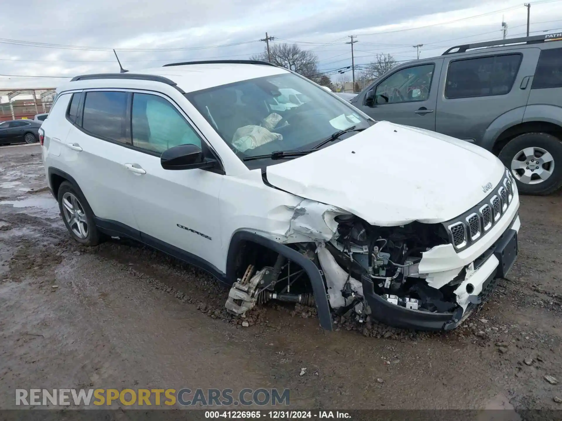 1 Photograph of a damaged car 3C4NJDBN6PT556992 JEEP COMPASS 2023