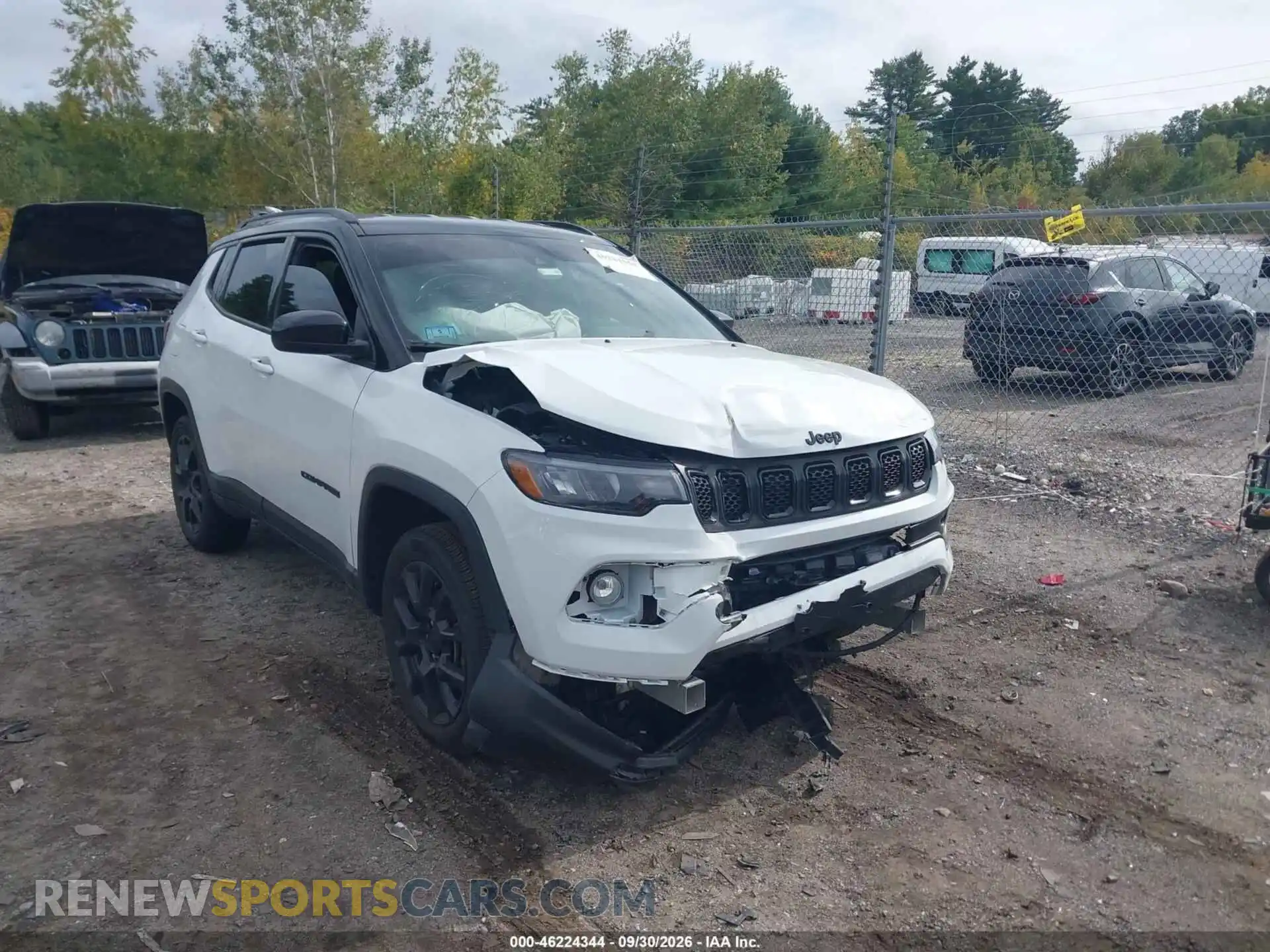 1 Photograph of a damaged car 3C4NJDBN7PT502150 JEEP COMPASS 2023