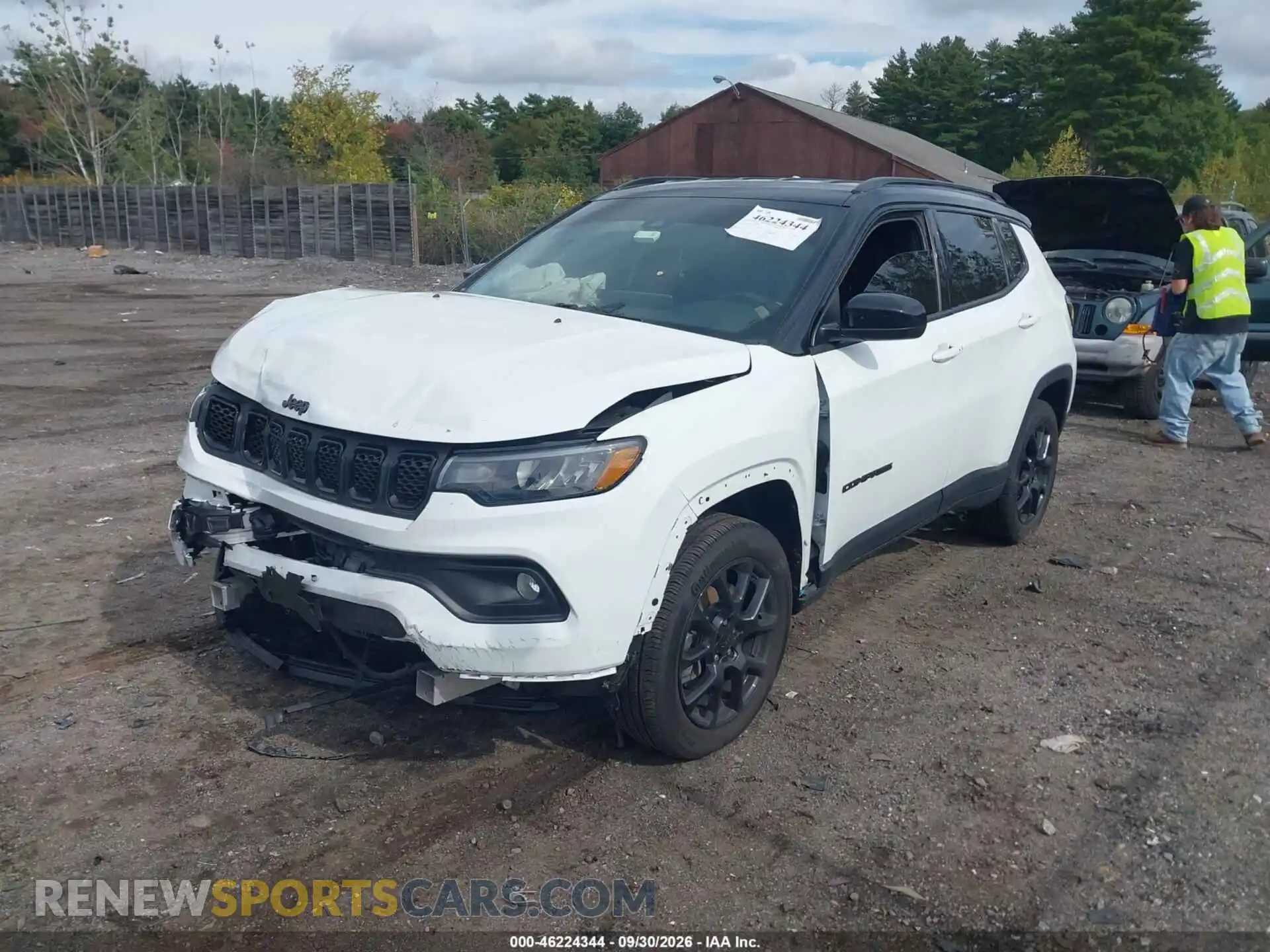 2 Photograph of a damaged car 3C4NJDBN7PT502150 JEEP COMPASS 2023