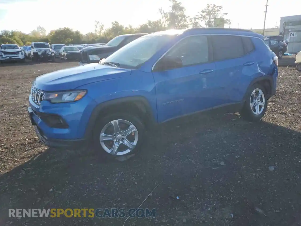 1 Photograph of a damaged car 3C4NJDBN7PT518977 JEEP COMPASS 2023