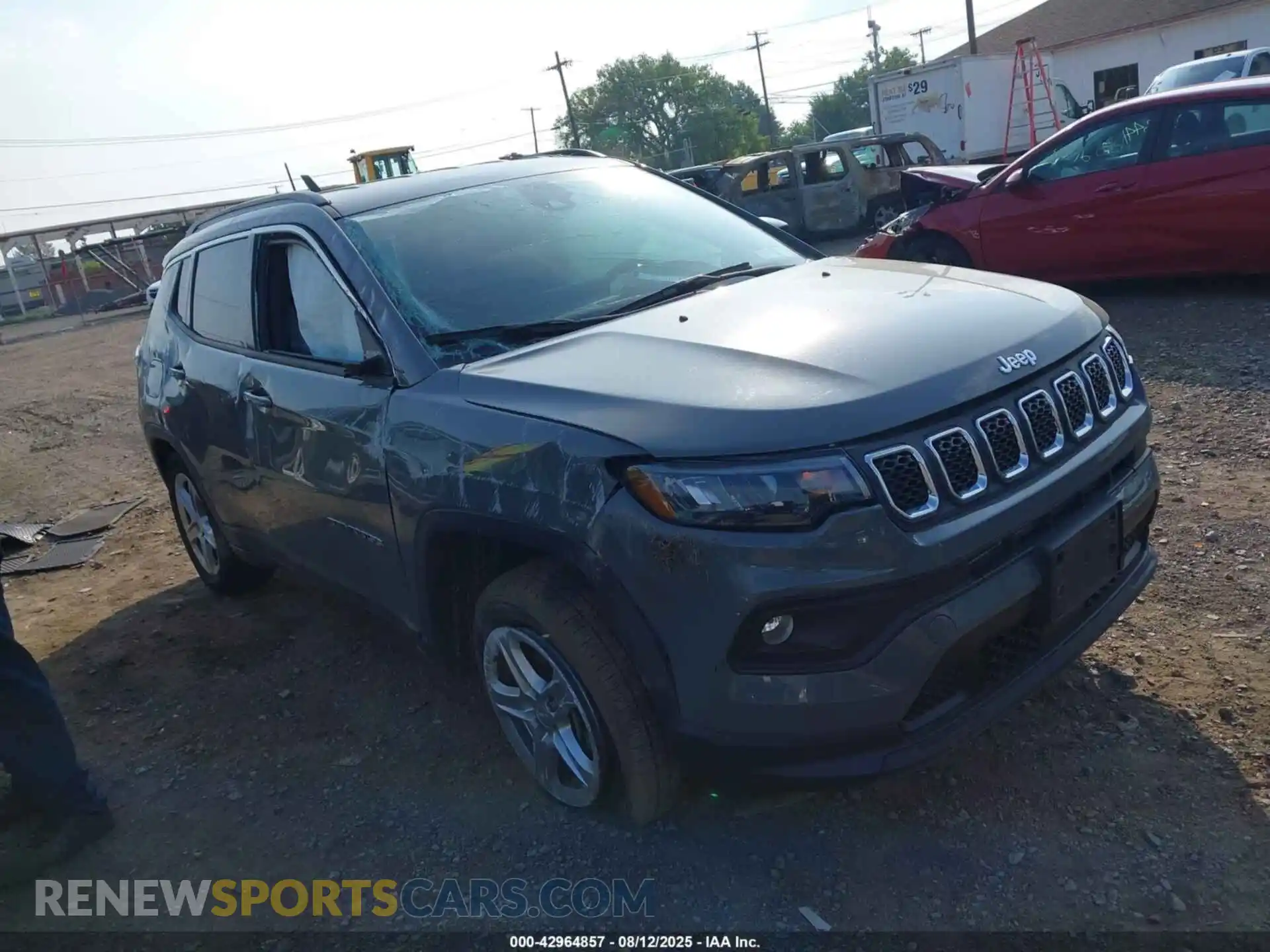 1 Photograph of a damaged car 3C4NJDBN7PT520731 JEEP COMPASS 2023