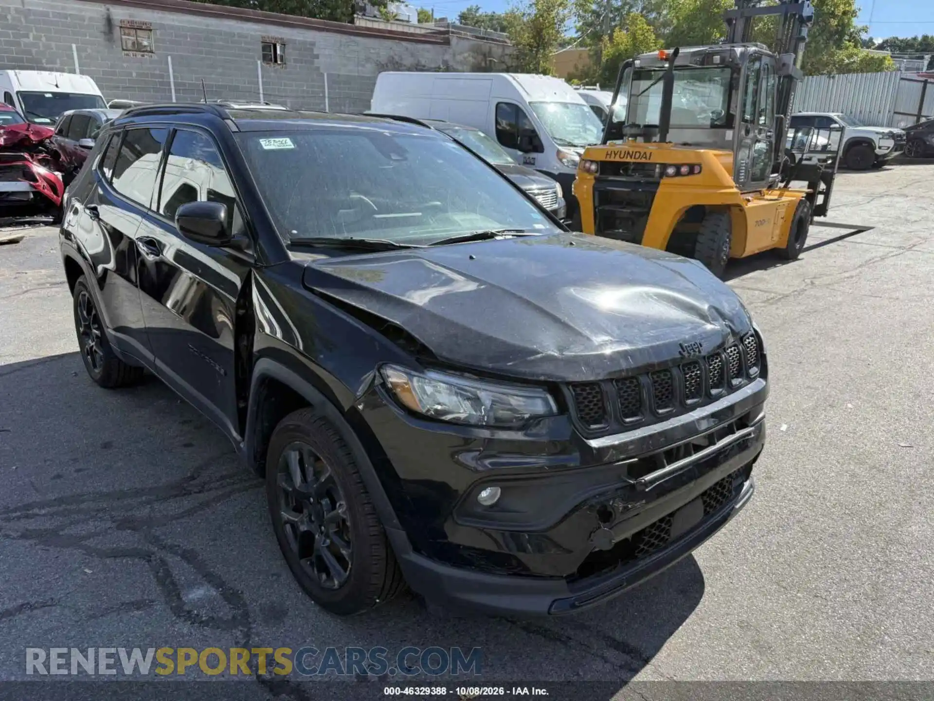1 Photograph of a damaged car 3C4NJDBN7PT529932 JEEP COMPASS 2023