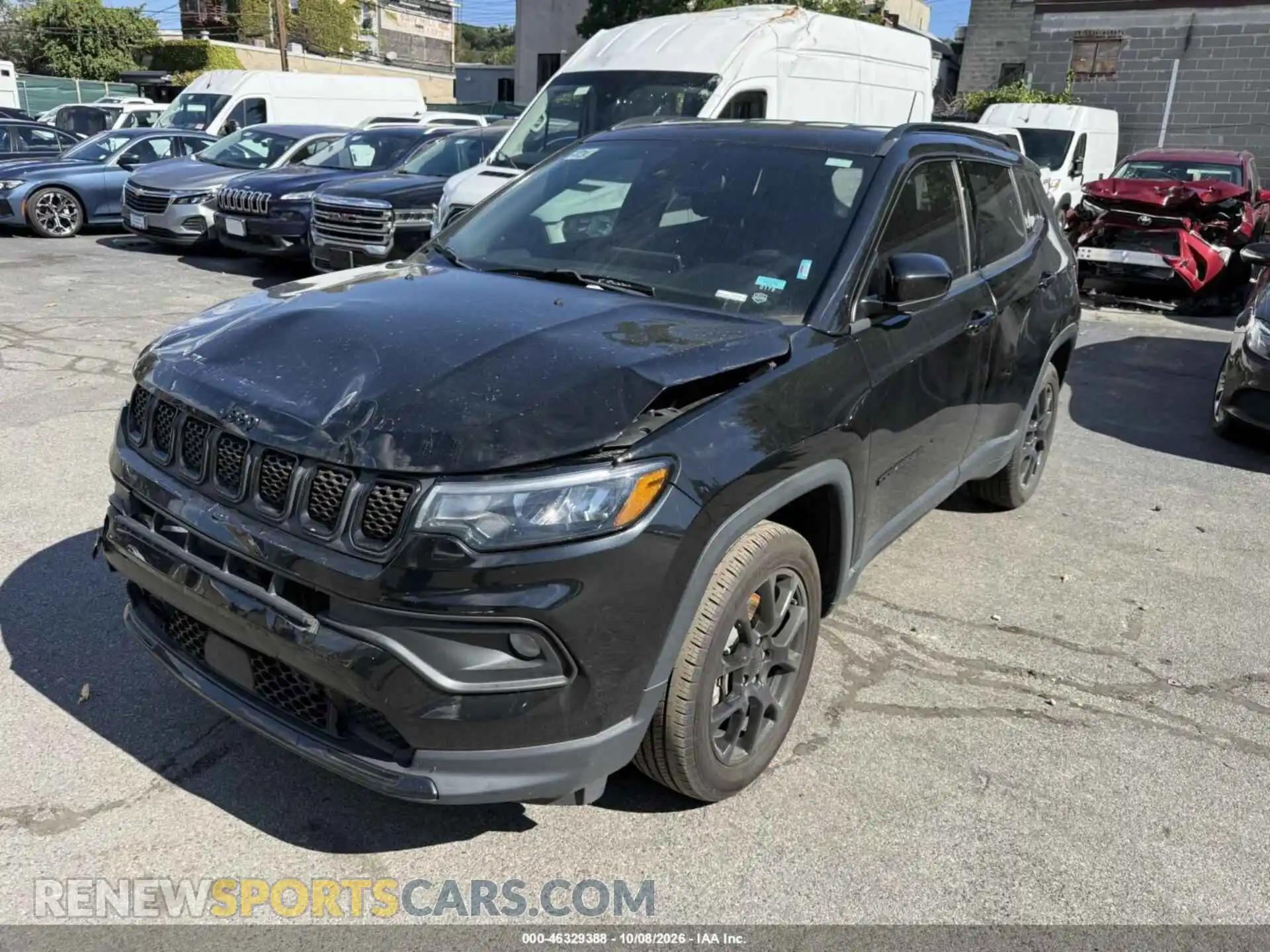 2 Photograph of a damaged car 3C4NJDBN7PT529932 JEEP COMPASS 2023