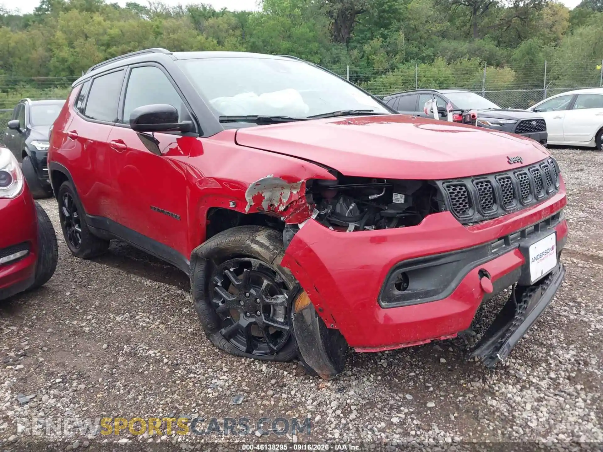 1 Photograph of a damaged car 3C4NJDBN7PT534516 JEEP COMPASS 2023