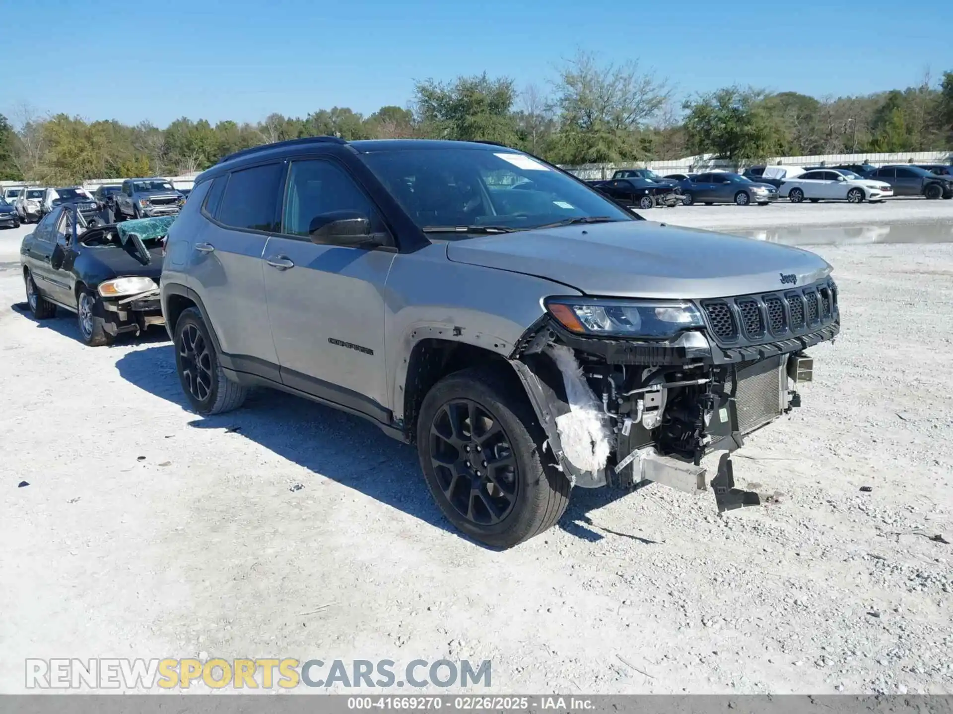1 Photograph of a damaged car 3C4NJDBN8PT507373 JEEP COMPASS 2023