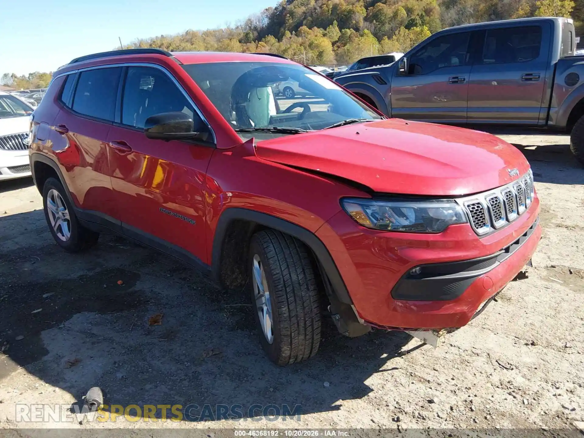 1 Photograph of a damaged car 3C4NJDBN8PT518504 JEEP COMPASS 2023