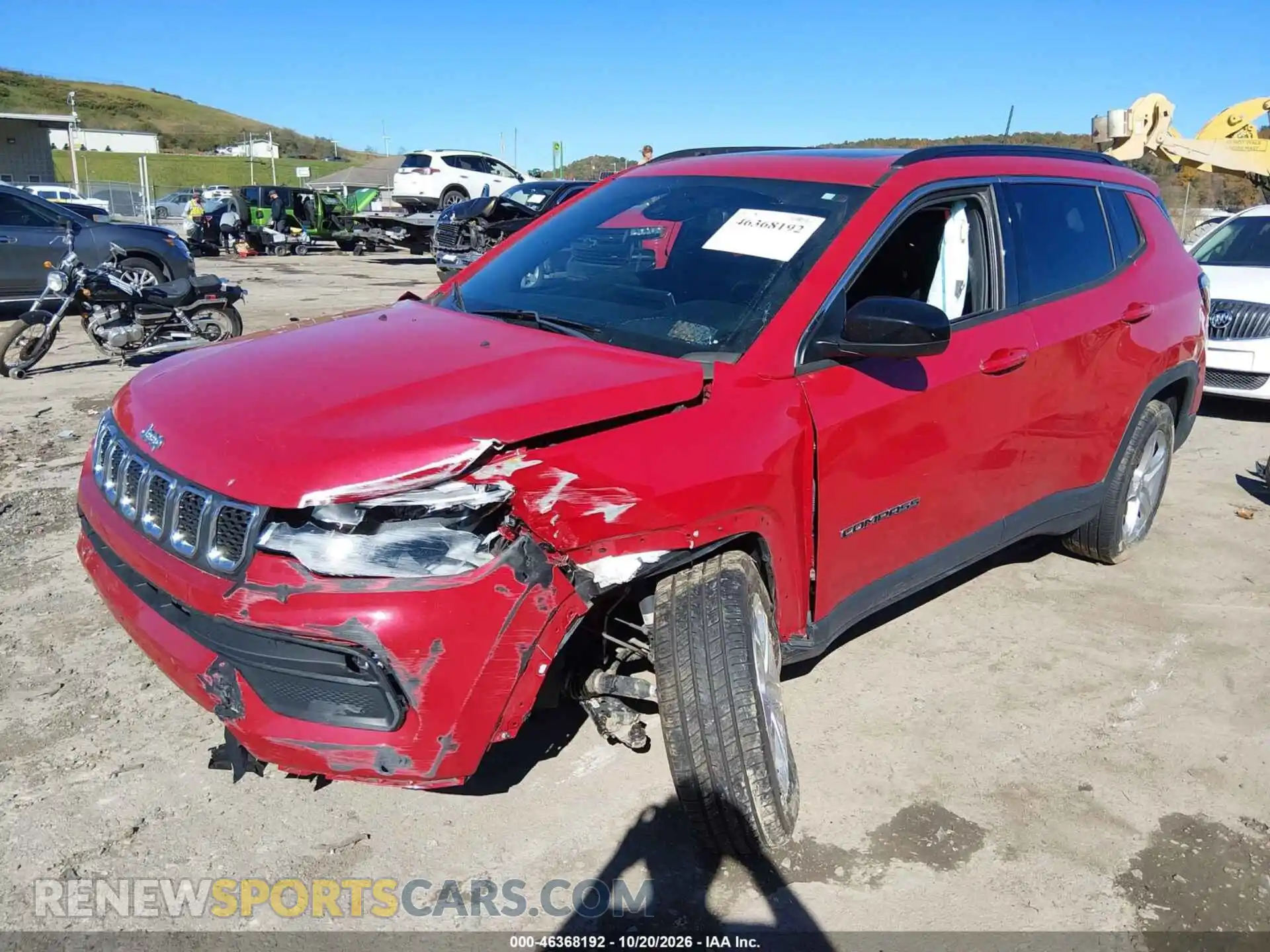 2 Photograph of a damaged car 3C4NJDBN8PT518504 JEEP COMPASS 2023
