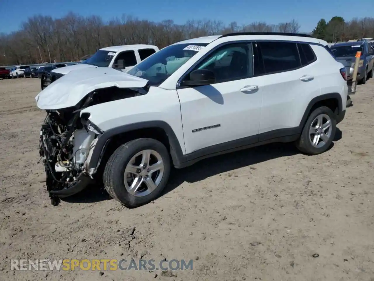 1 Photograph of a damaged car 3C4NJDBN8PT540924 JEEP COMPASS 2023
