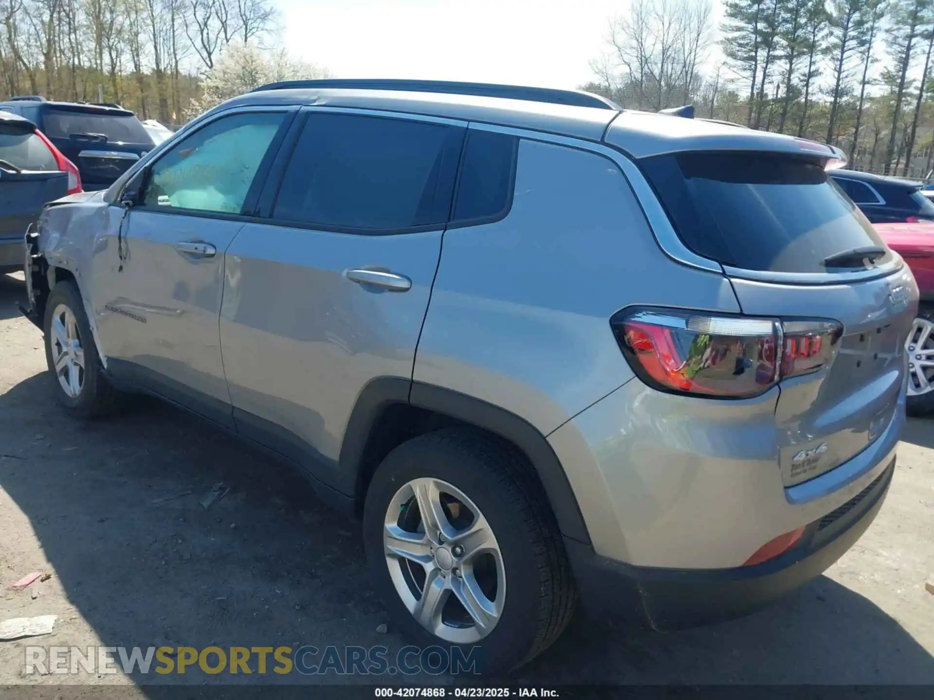3 Photograph of a damaged car 3C4NJDBN8PT554340 JEEP COMPASS 2023