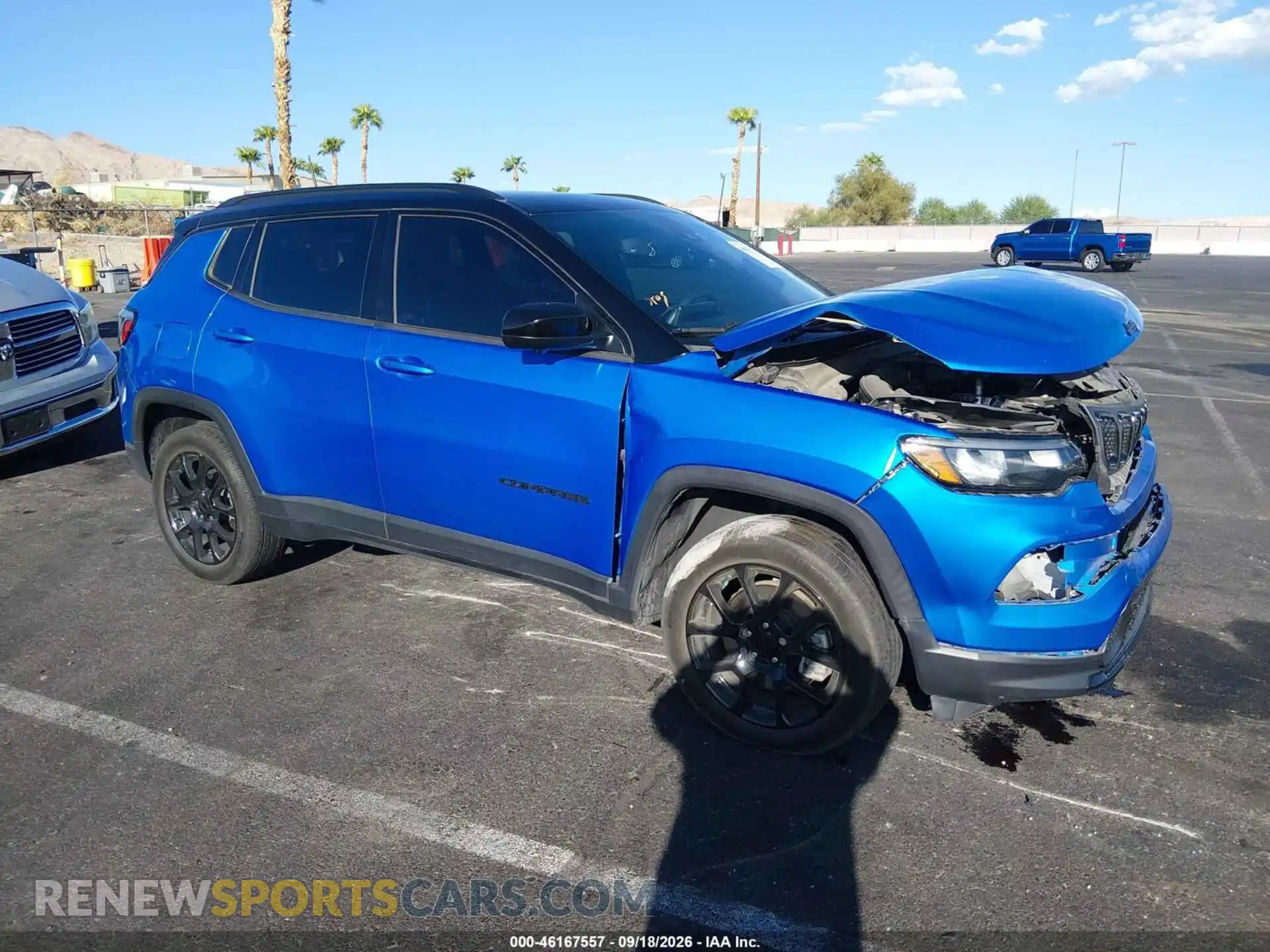 1 Photograph of a damaged car 3C4NJDBN8PT569338 JEEP COMPASS 2023