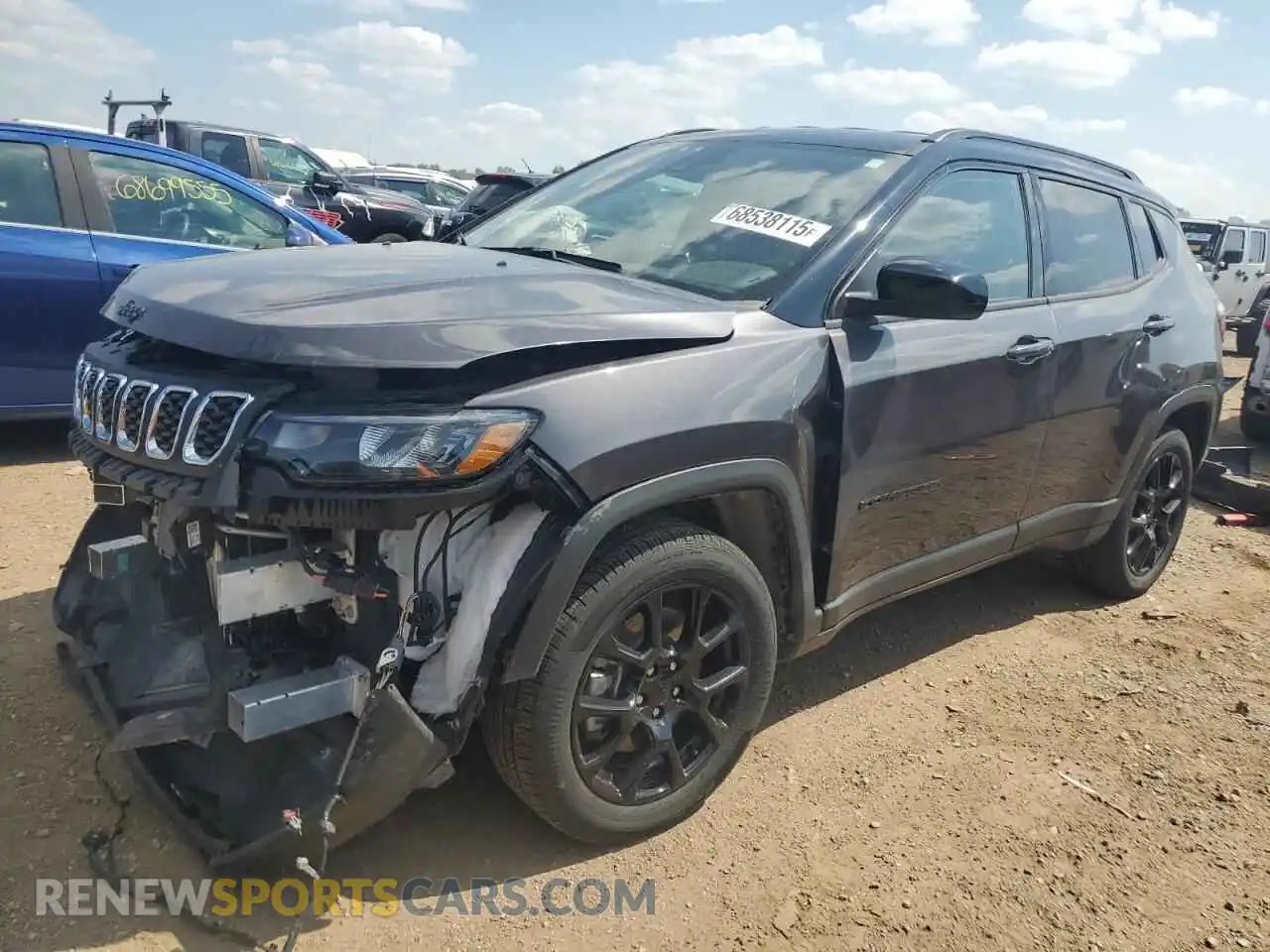 1 Photograph of a damaged car 3C4NJDBN9PT517717 JEEP COMPASS 2023