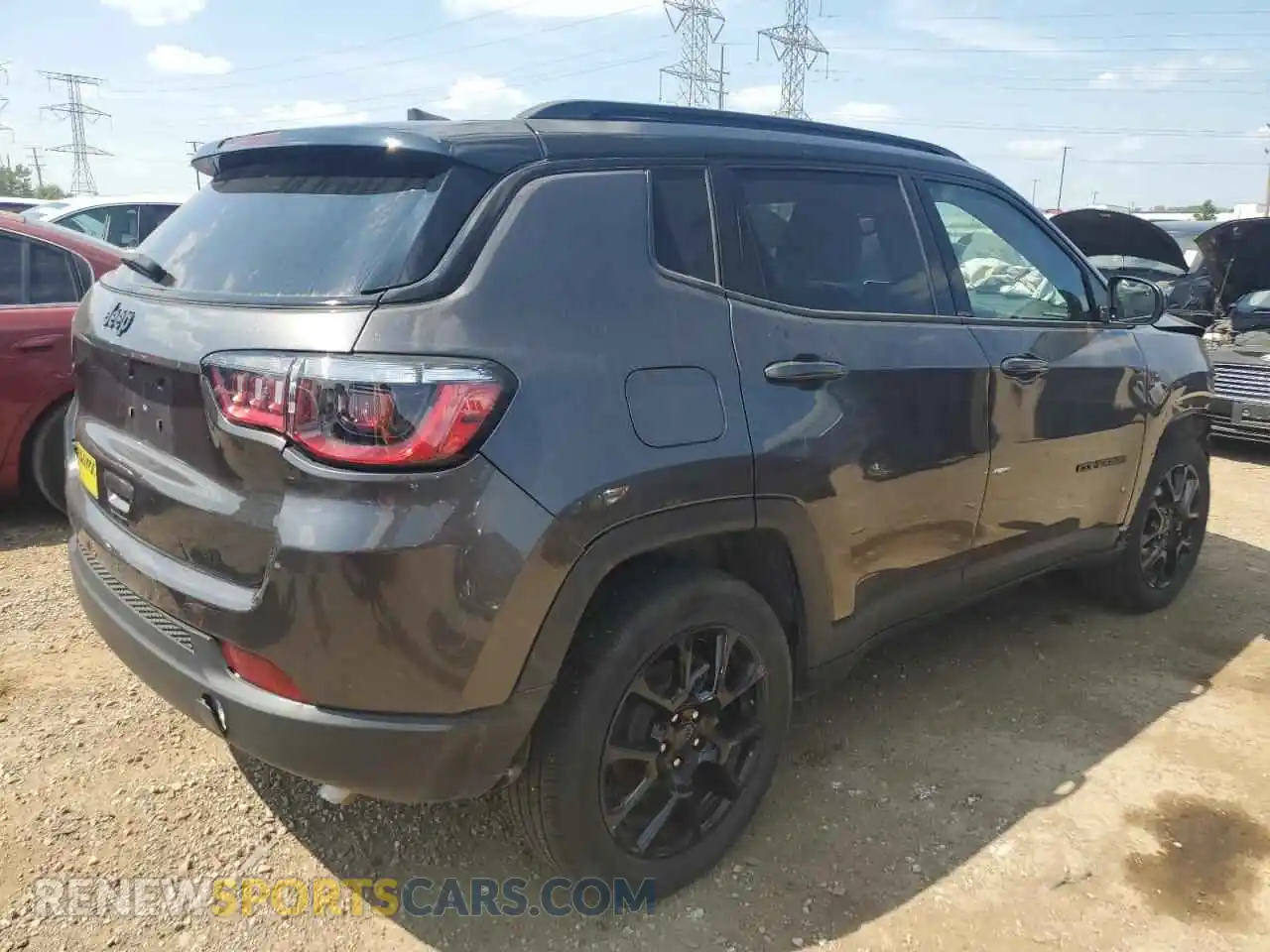 3 Photograph of a damaged car 3C4NJDBN9PT517717 JEEP COMPASS 2023