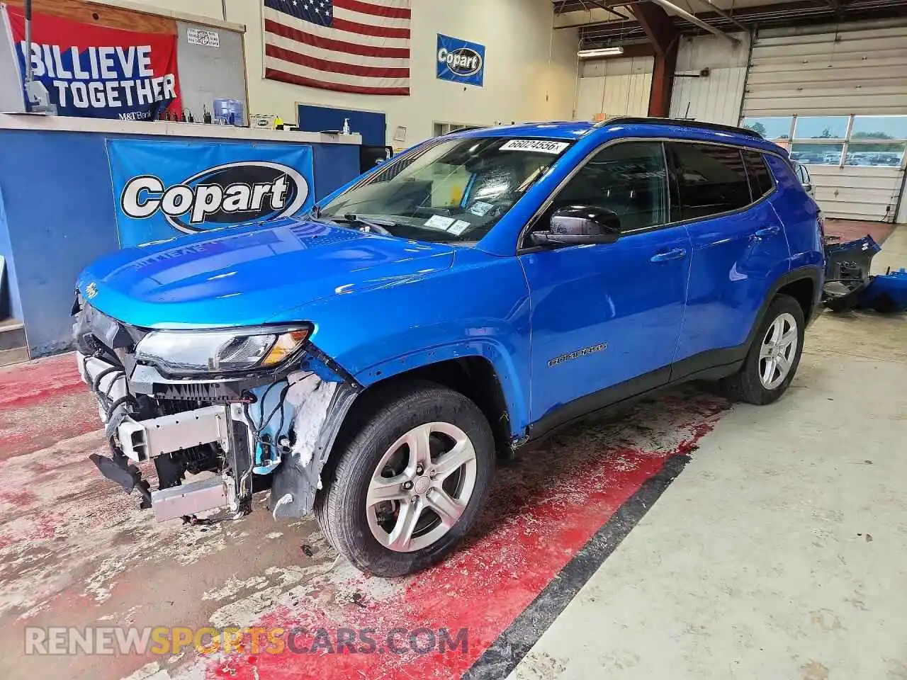 1 fotografías del automóvil dañado 3C4NJDBN9PT550328 JEEP COMPASS 2023
