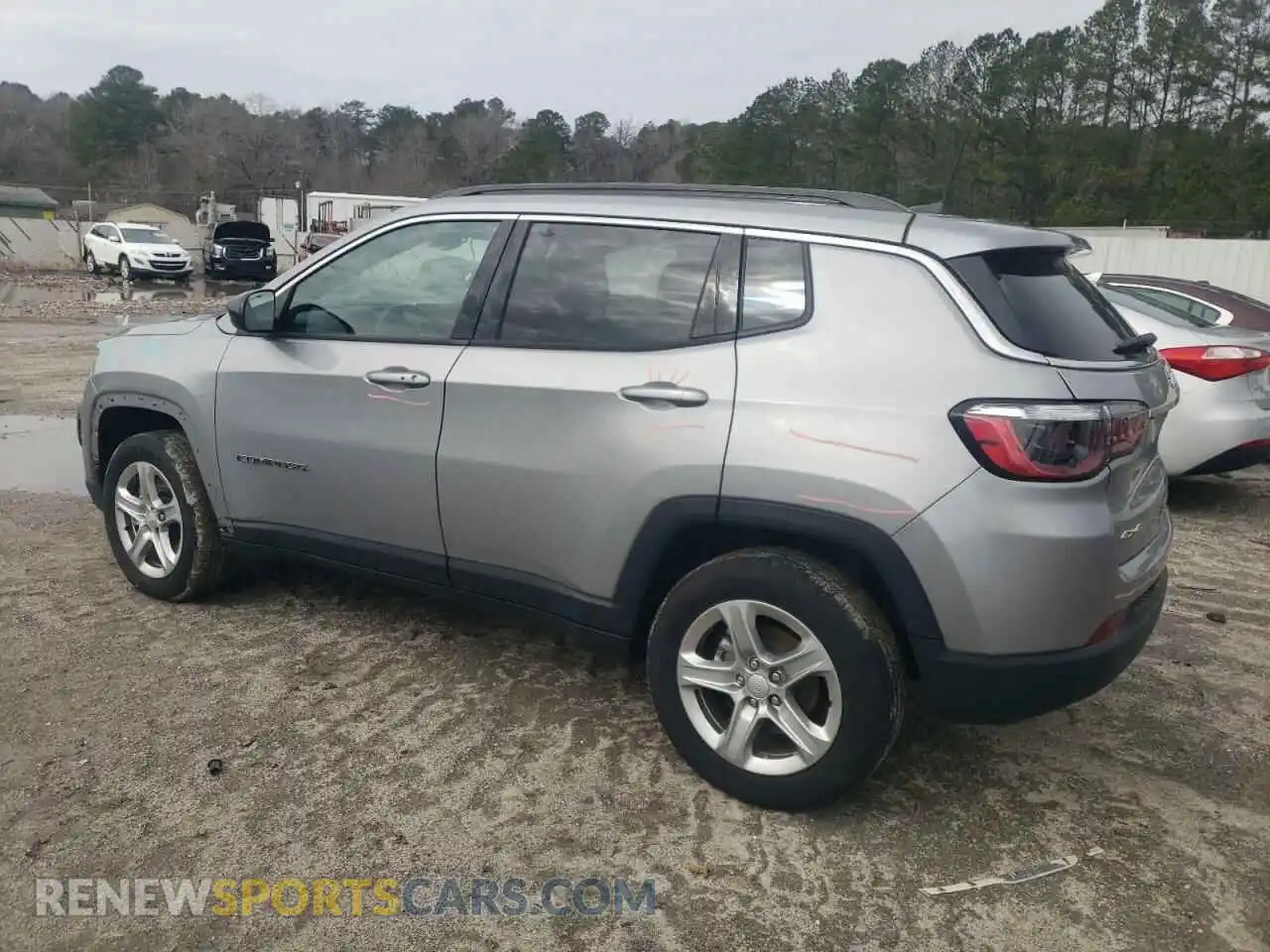 2 fotografías del automóvil dañado 3C4NJDBNXPT508458 JEEP COMPASS 2023
