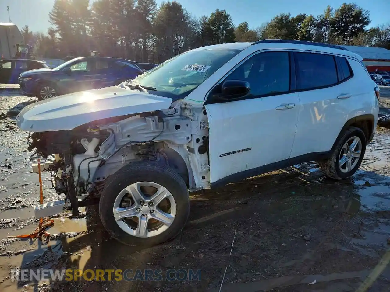 1 Photograph of a damaged car 3C4NJDBNXPT532923 JEEP COMPASS 2023