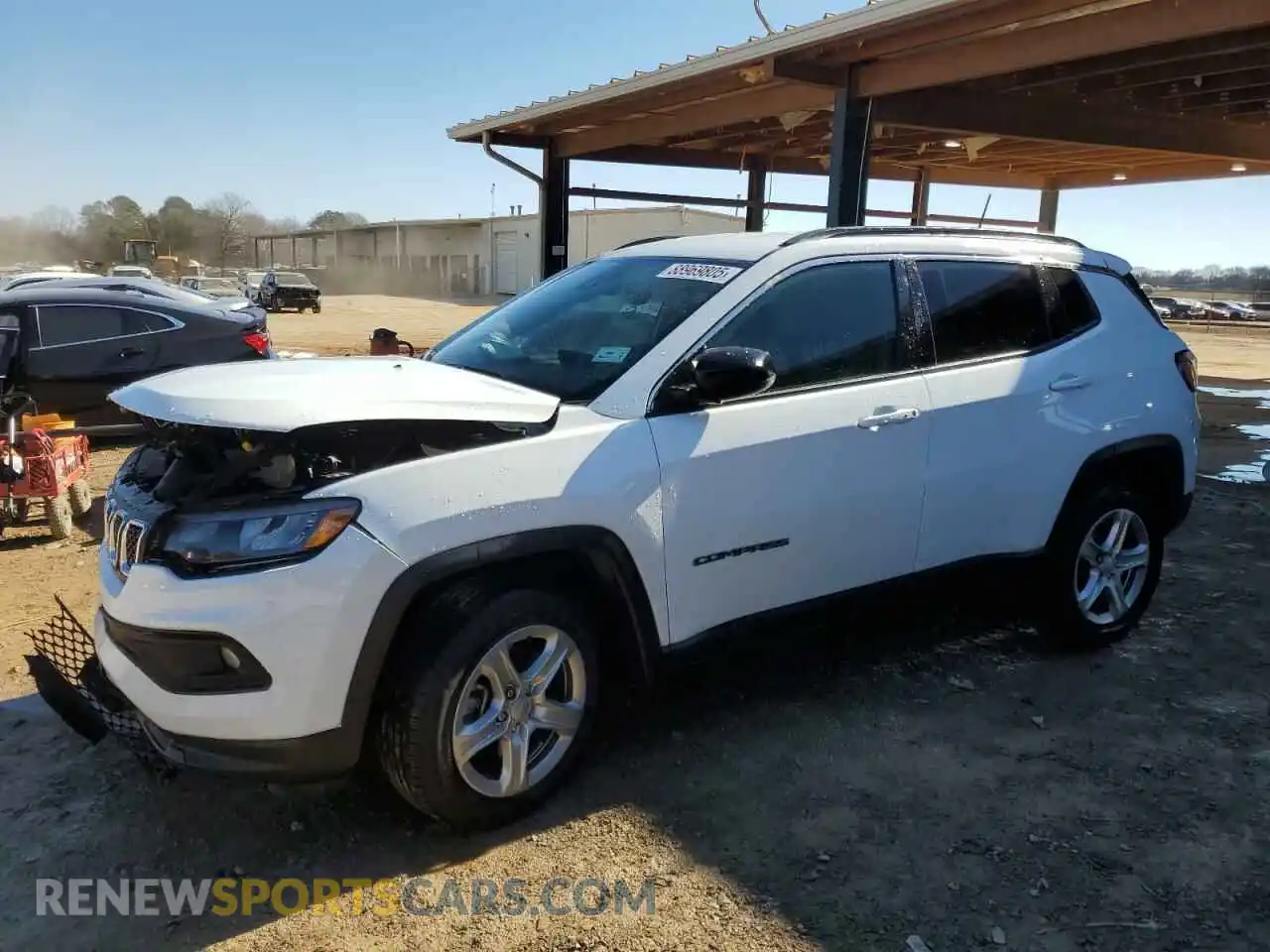 1 Photograph of a damaged car 3C4NJDBNXPT553271 JEEP COMPASS 2023