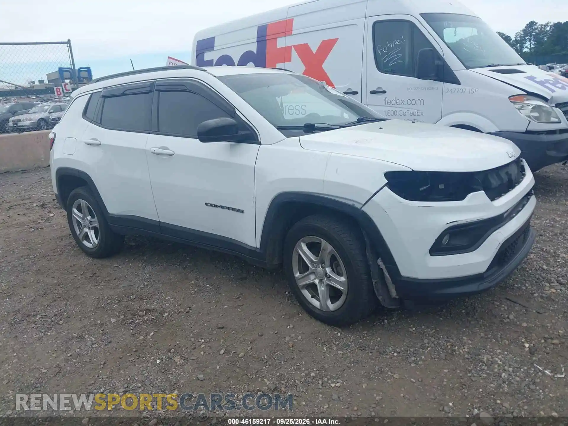 1 fotografías del automóvil dañado 3C4NJDBNXPT559183 JEEP COMPASS 2023