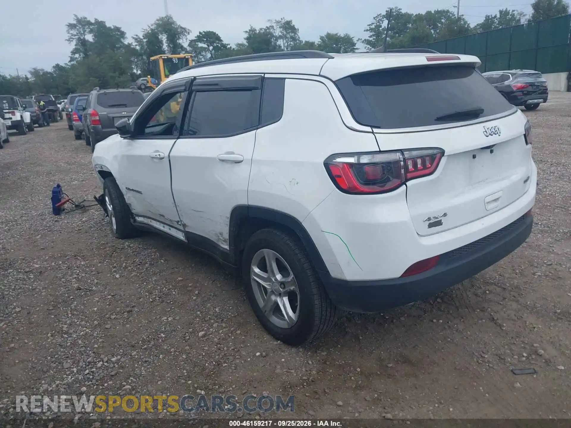 3 fotografías del automóvil dañado 3C4NJDBNXPT559183 JEEP COMPASS 2023
