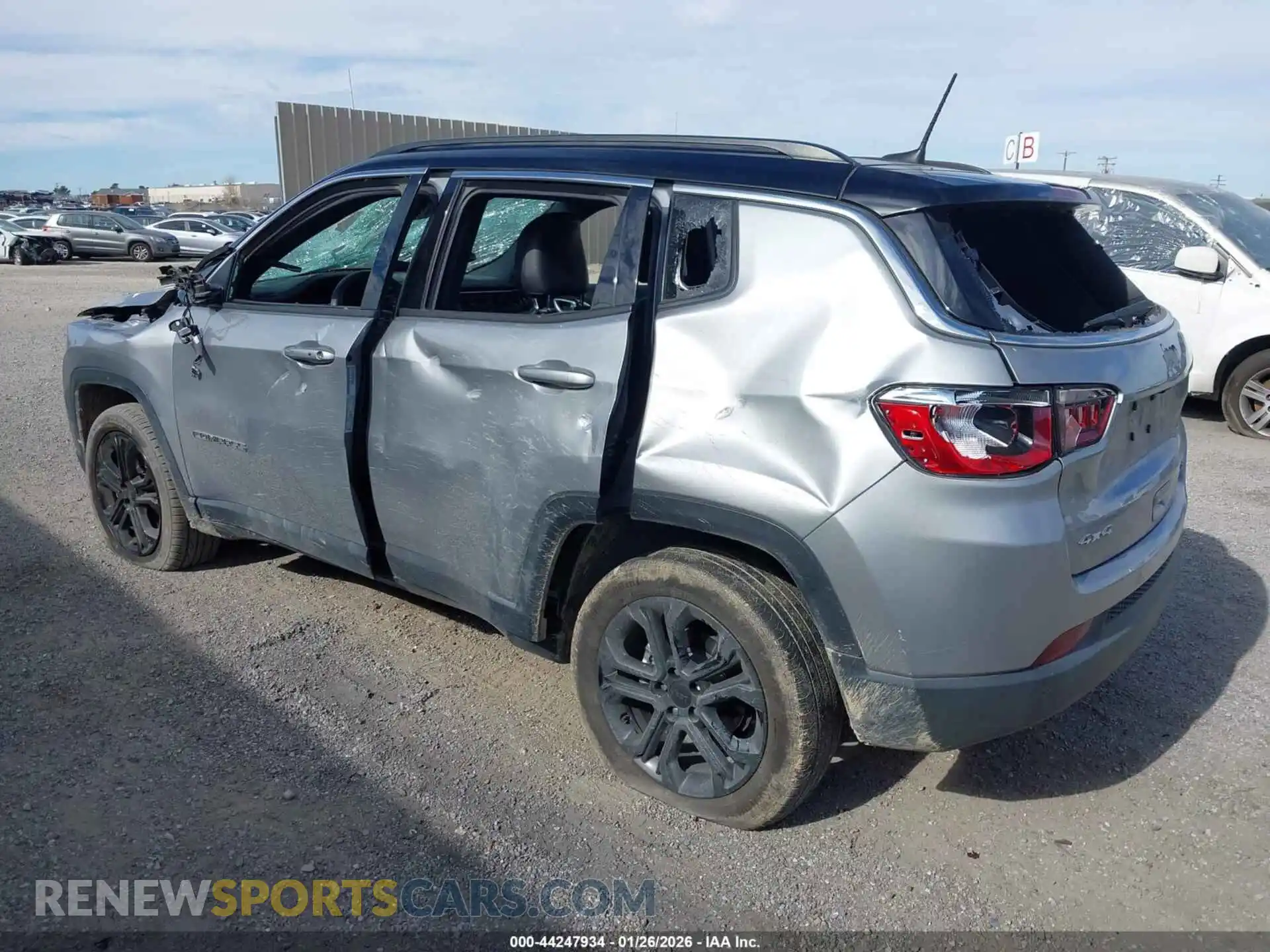 3 Photograph of a damaged car 3C4NJDCN0PT533884 JEEP COMPASS 2023