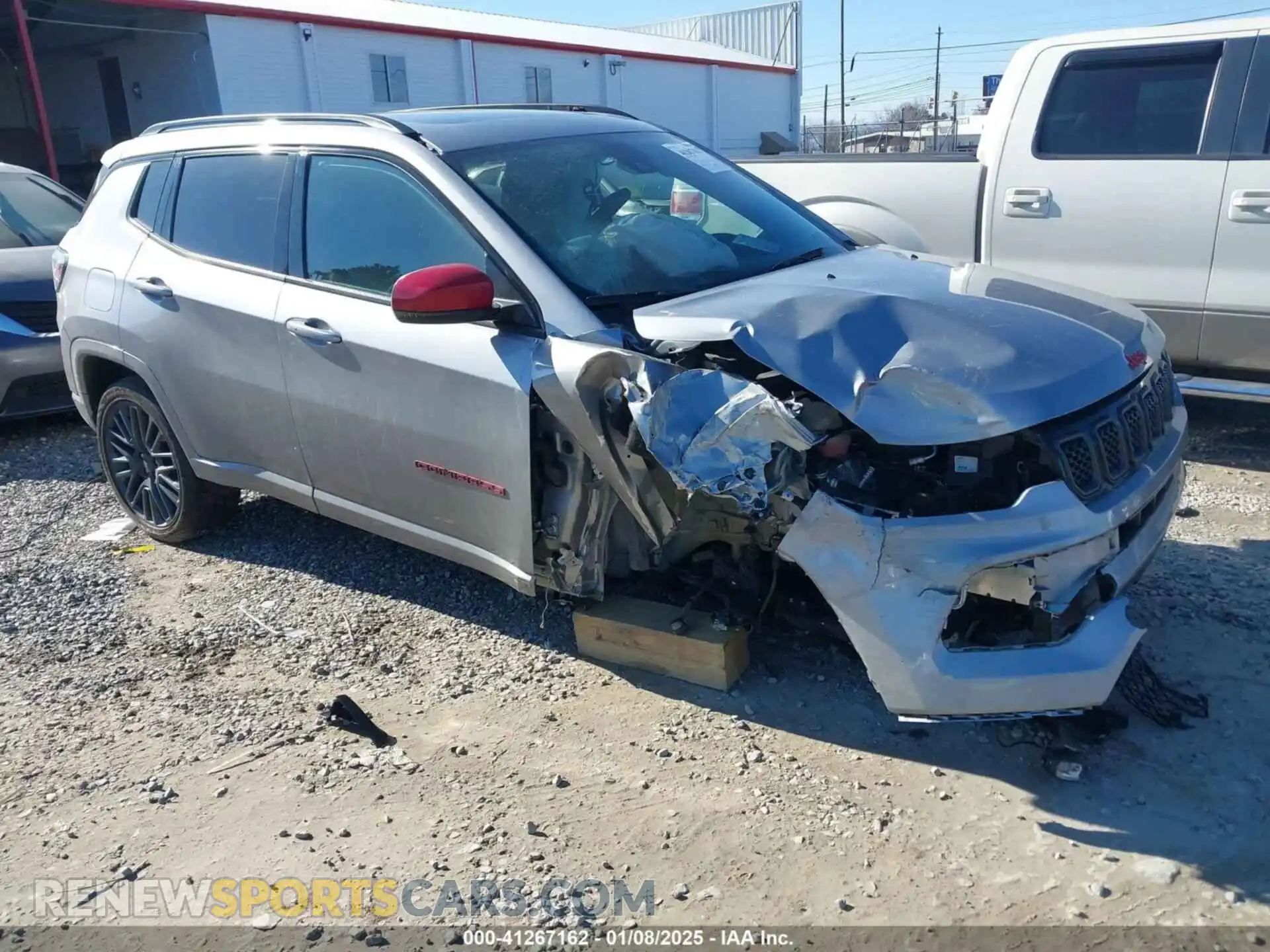 1 Photograph of a damaged car 3C4NJDCN0PT542312 JEEP COMPASS 2023