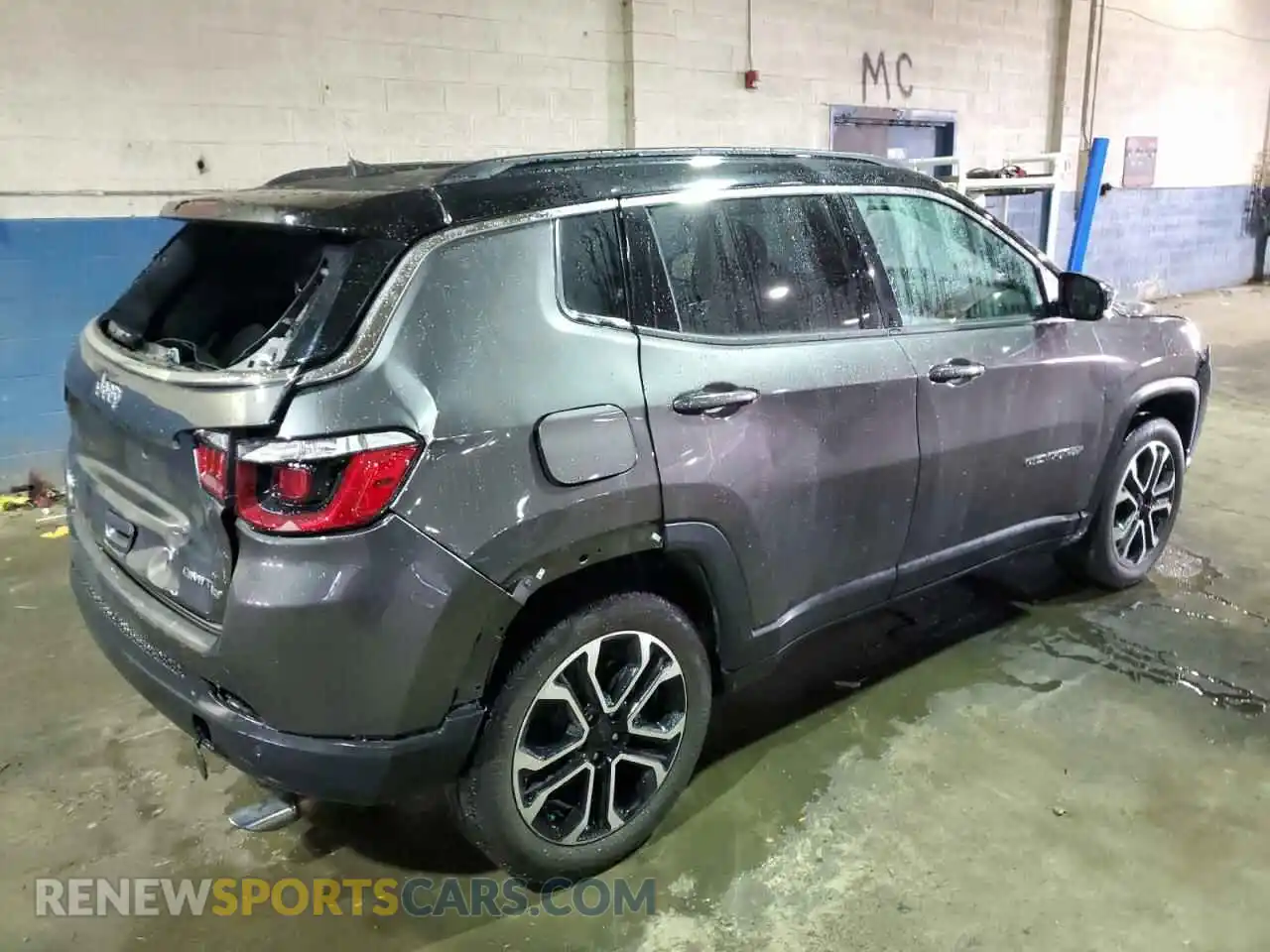 3 Photograph of a damaged car 3C4NJDCN1PT561337 JEEP COMPASS 2023
