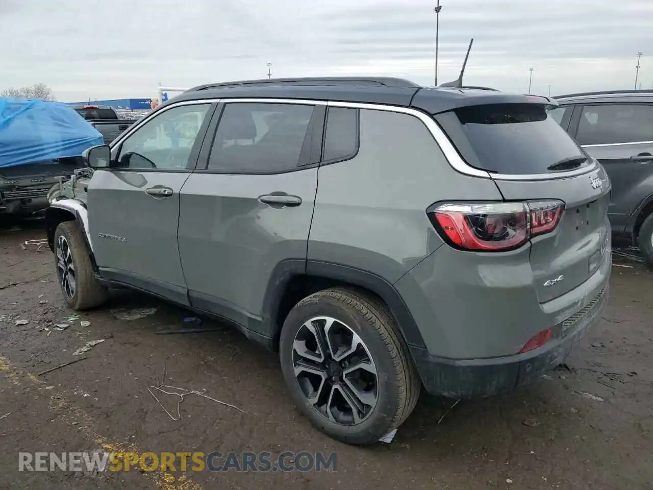 2 fotografías del automóvil dañado 3C4NJDCN3PT558651 JEEP COMPASS 2023