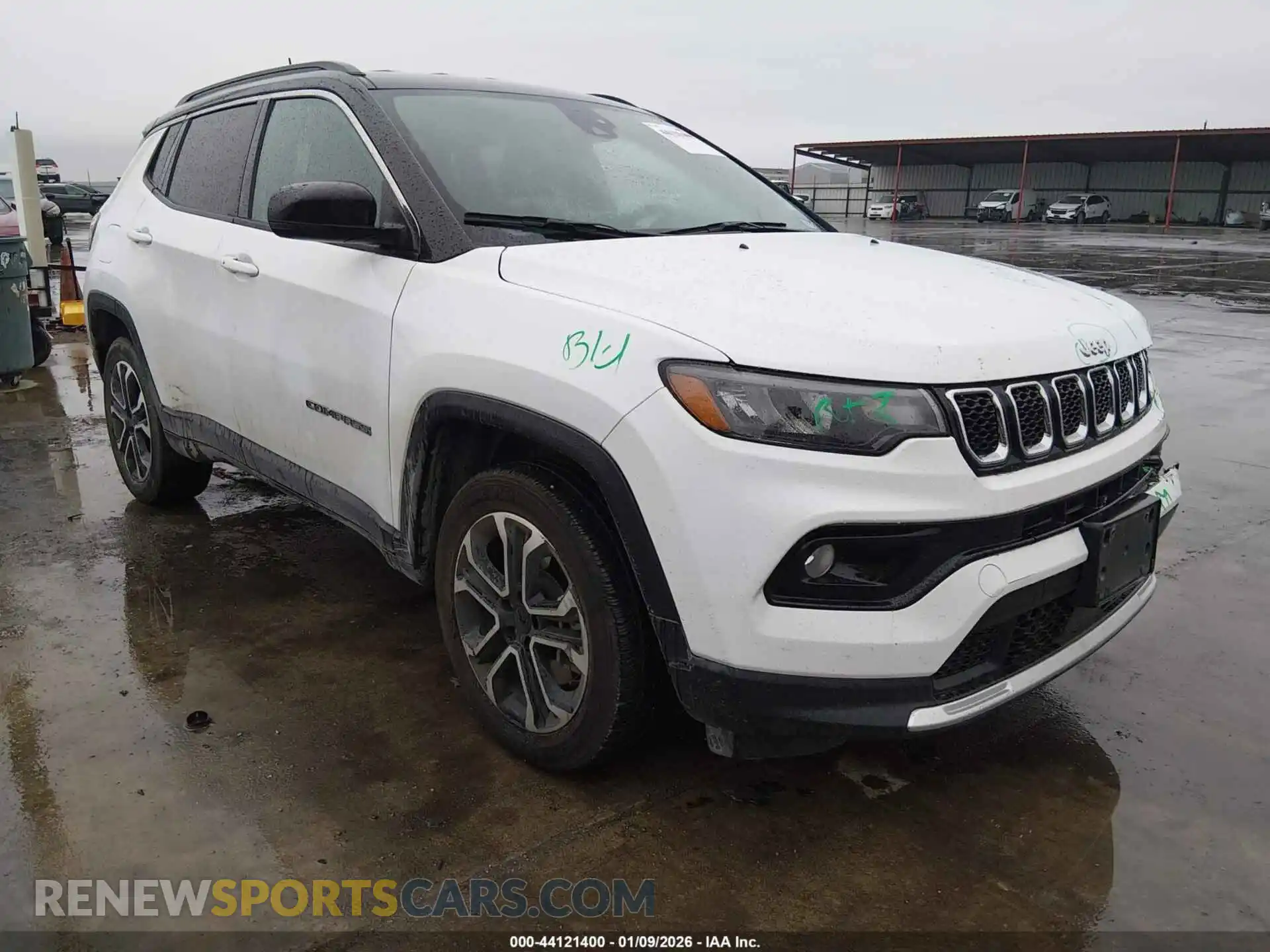 1 Photograph of a damaged car 3C4NJDCN3PT564742 JEEP COMPASS 2023