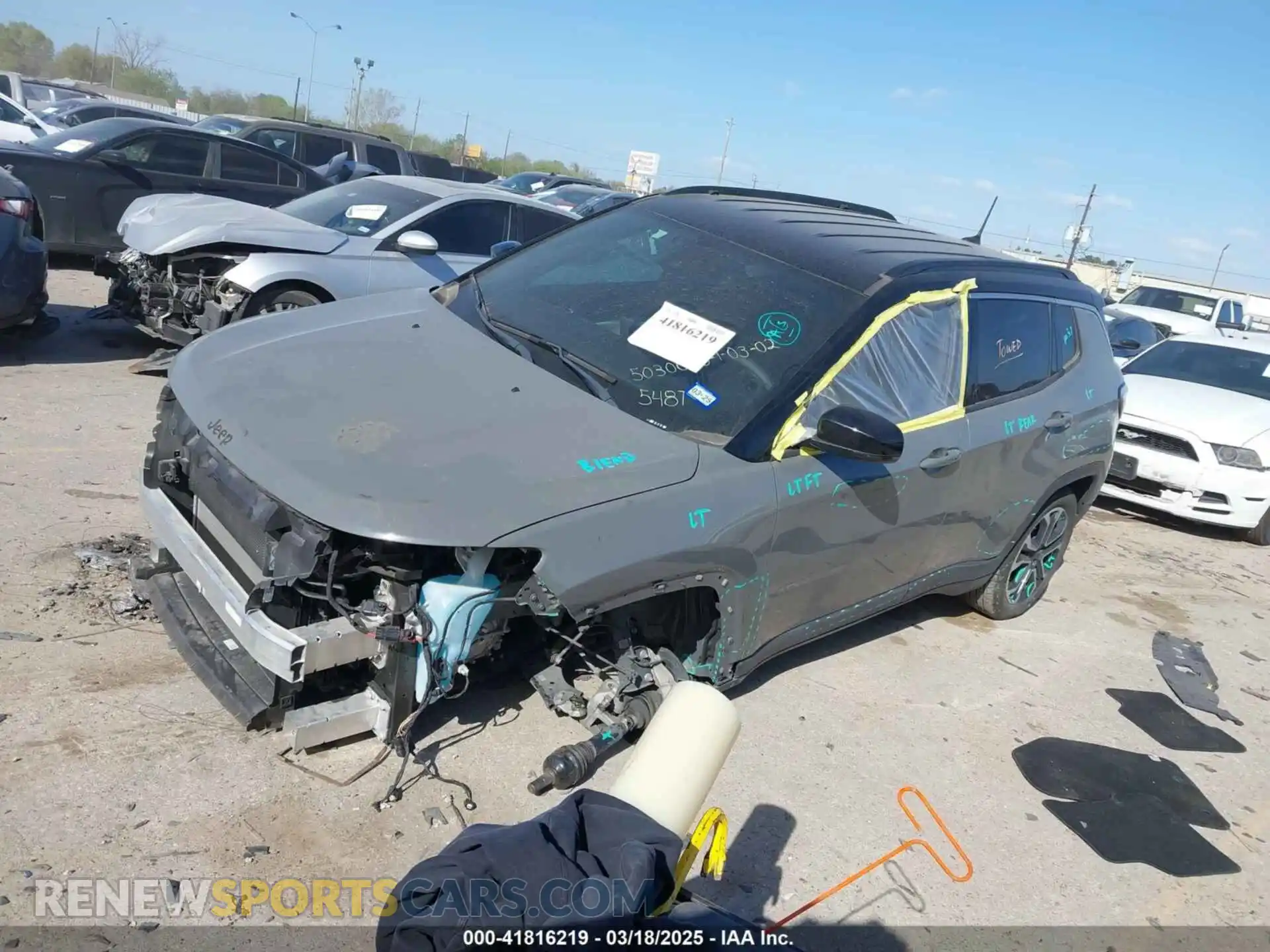 2 Фотография поврежденного автомобиля 3C4NJDCN4PT505487 JEEP COMPASS 2023