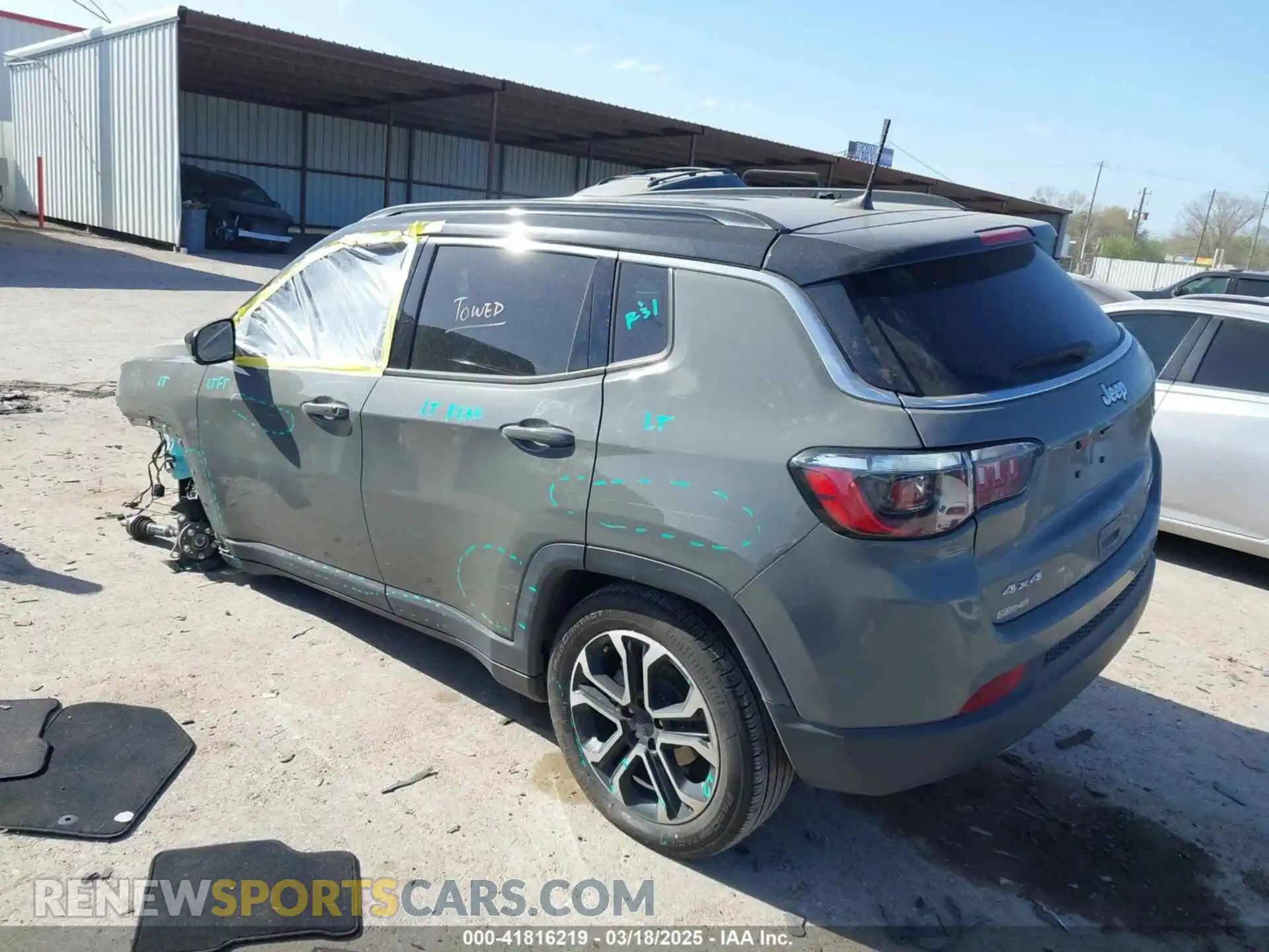 3 Фотография поврежденного автомобиля 3C4NJDCN4PT505487 JEEP COMPASS 2023
