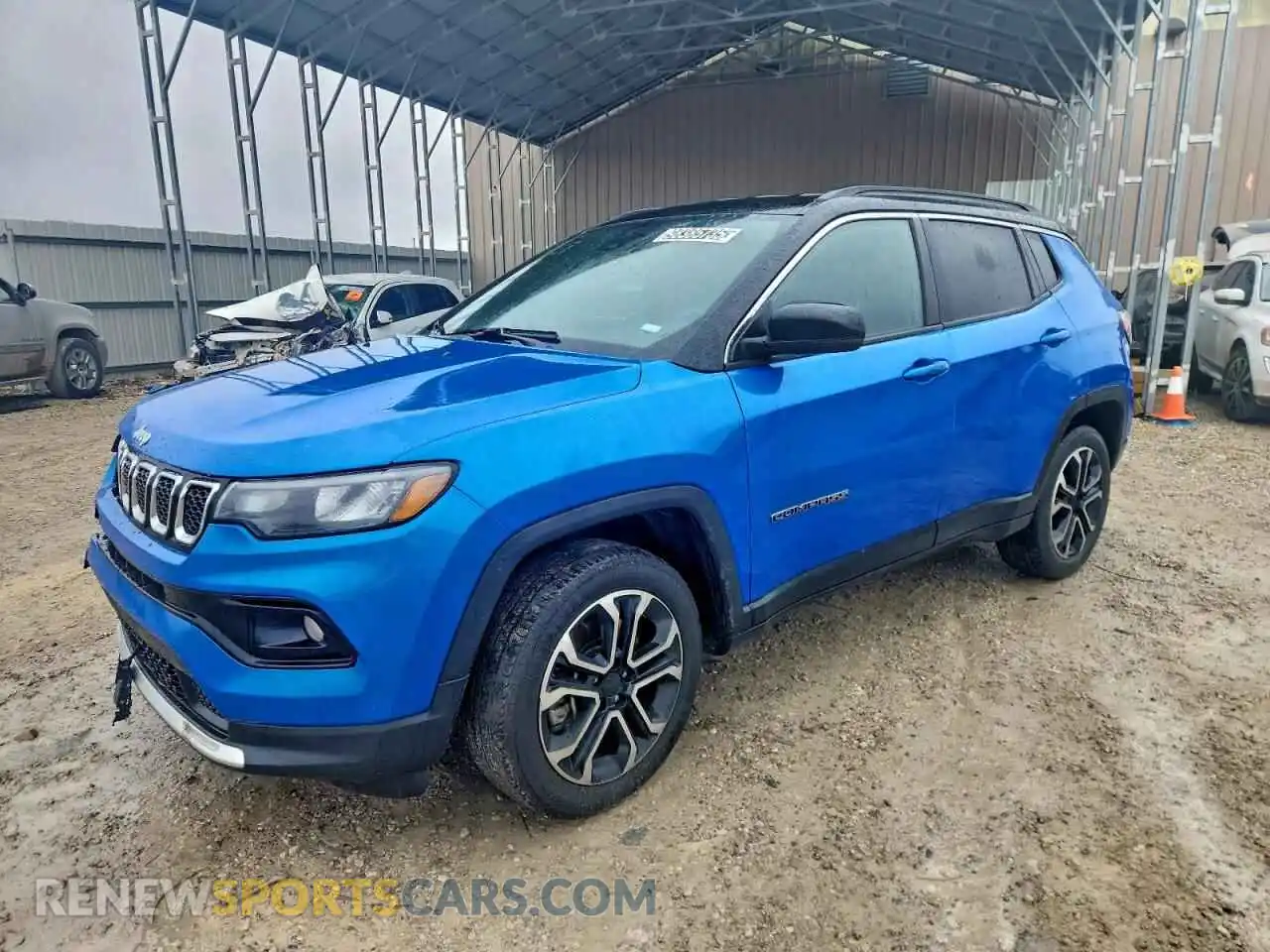 1 Photograph of a damaged car 3C4NJDCN4PT566130 JEEP COMPASS 2023