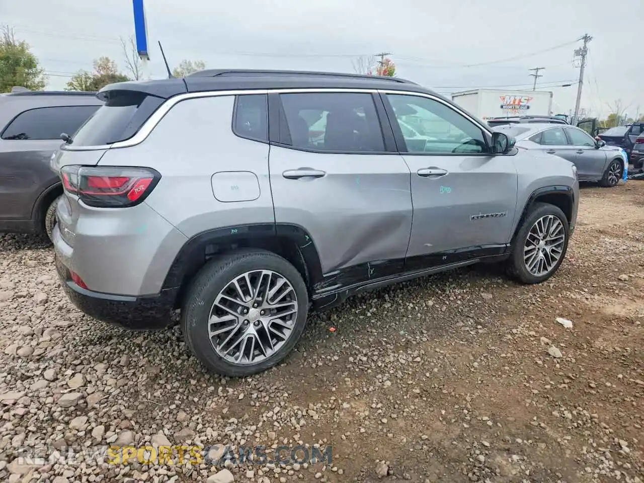 3 fotografías del automóvil dañado 3C4NJDCN5PT502355 JEEP COMPASS 2023