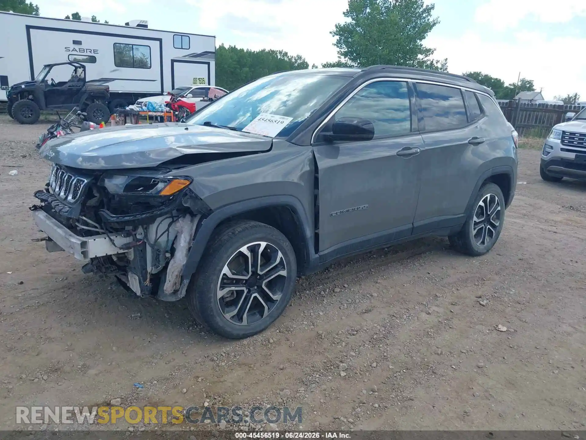 2 Photograph of a damaged car 3C4NJDCN5PT522590 JEEP COMPASS 2023