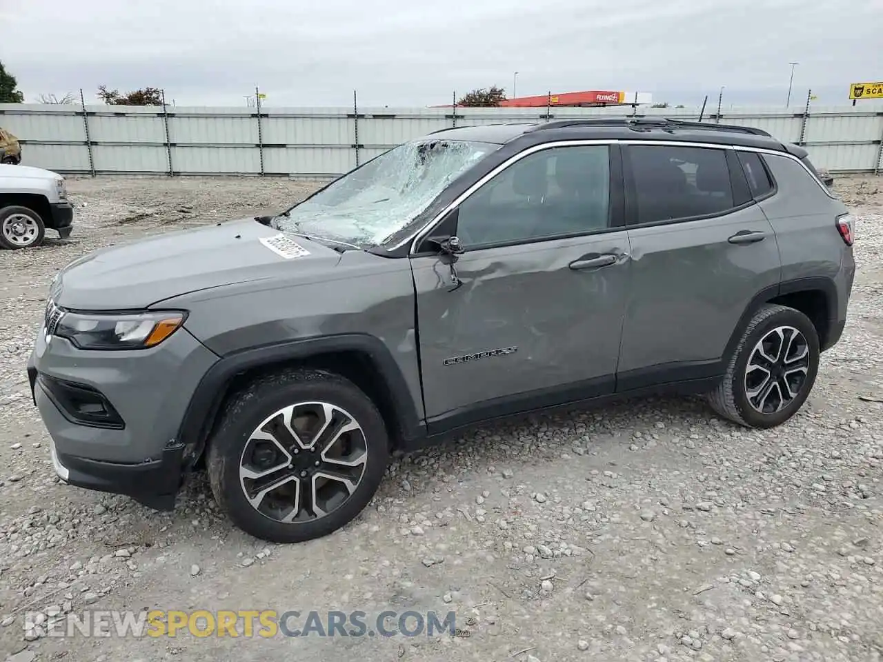 1 Photograph of a damaged car 3C4NJDCN5PT523870 JEEP COMPASS 2023
