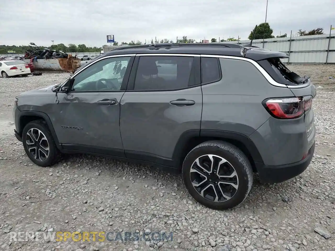 2 Photograph of a damaged car 3C4NJDCN5PT523870 JEEP COMPASS 2023