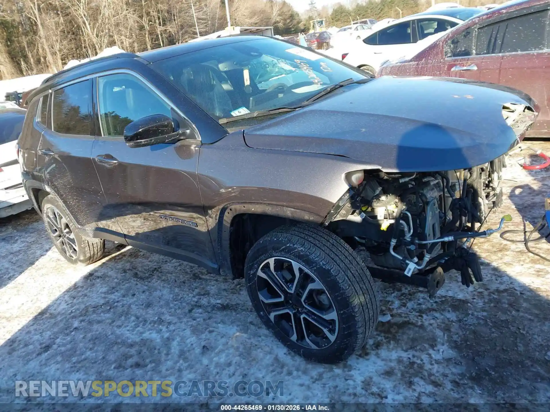 1 Photograph of a damaged car 3C4NJDCN6PT525630 JEEP COMPASS 2023