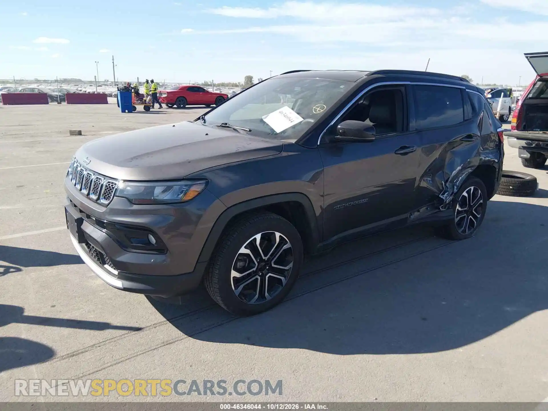 2 fotografías del automóvil dañado 3C4NJDCN6PT548860 JEEP COMPASS 2023