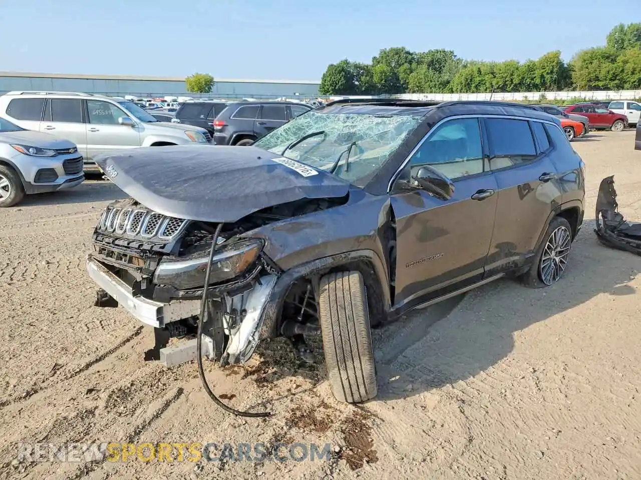 1 fotografías del automóvil dañado 3C4NJDCN6PT568669 JEEP COMPASS 2023