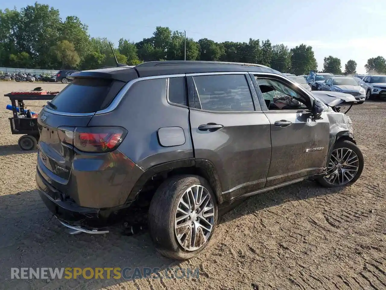3 fotografías del automóvil dañado 3C4NJDCN6PT568669 JEEP COMPASS 2023