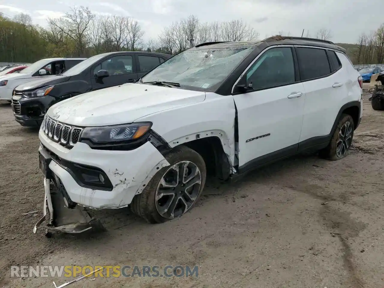 1 Photograph of a damaged car 3C4NJDCN6PT573001 JEEP COMPASS 2023
