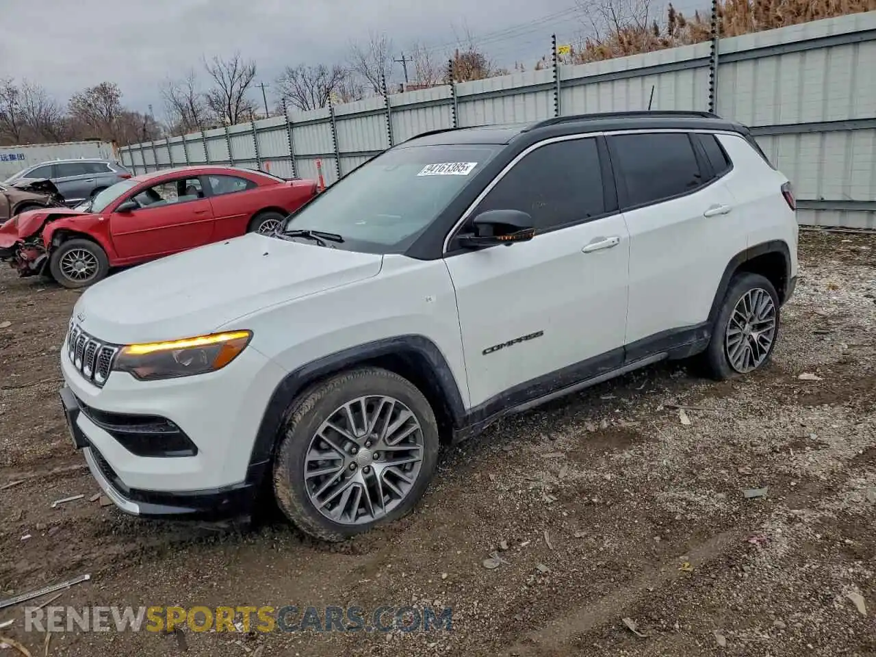 1 Photograph of a damaged car 3C4NJDCN7PT503930 JEEP COMPASS 2023