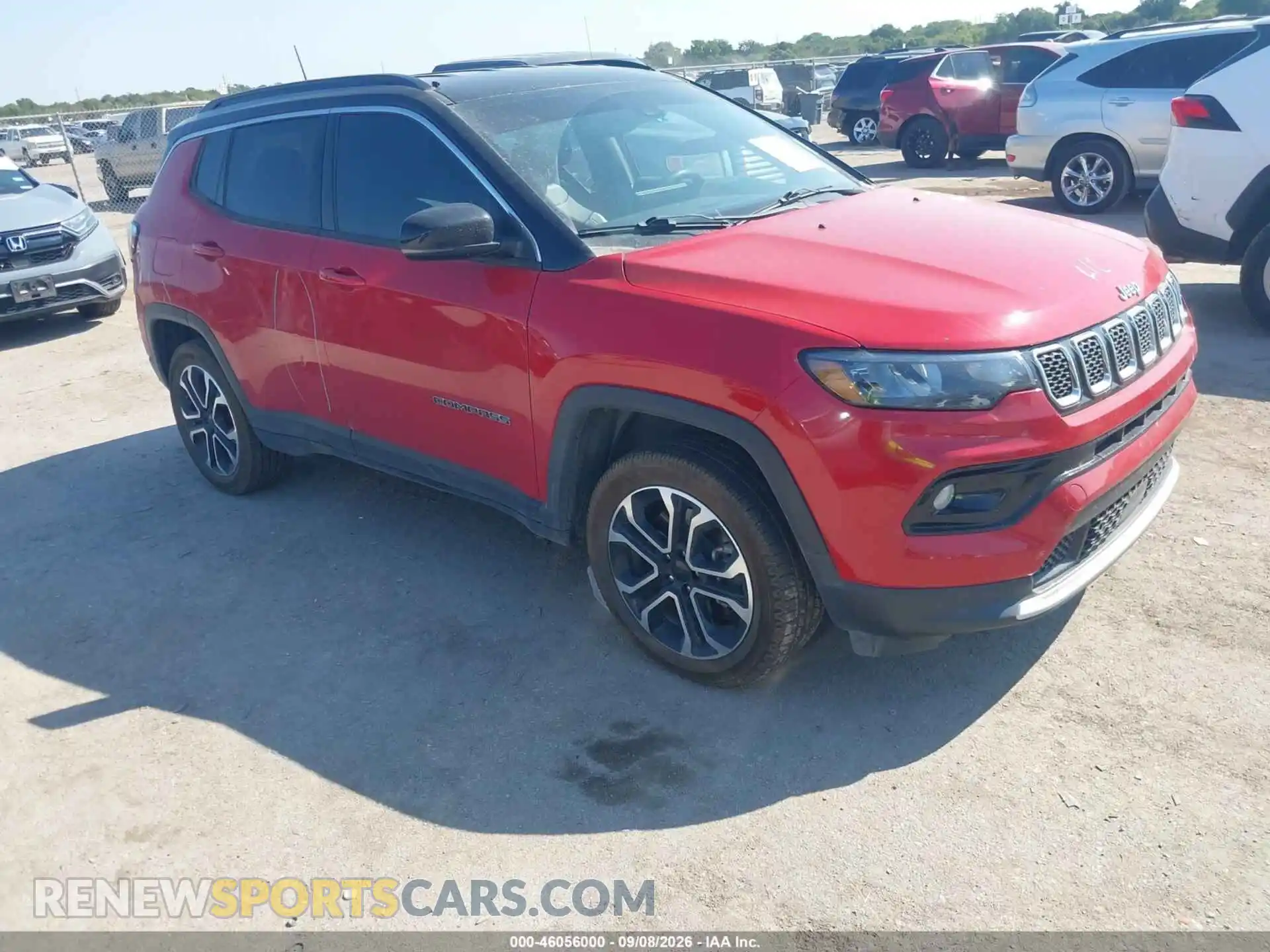 1 Photograph of a damaged car 3C4NJDCN7PT506598 JEEP COMPASS 2023