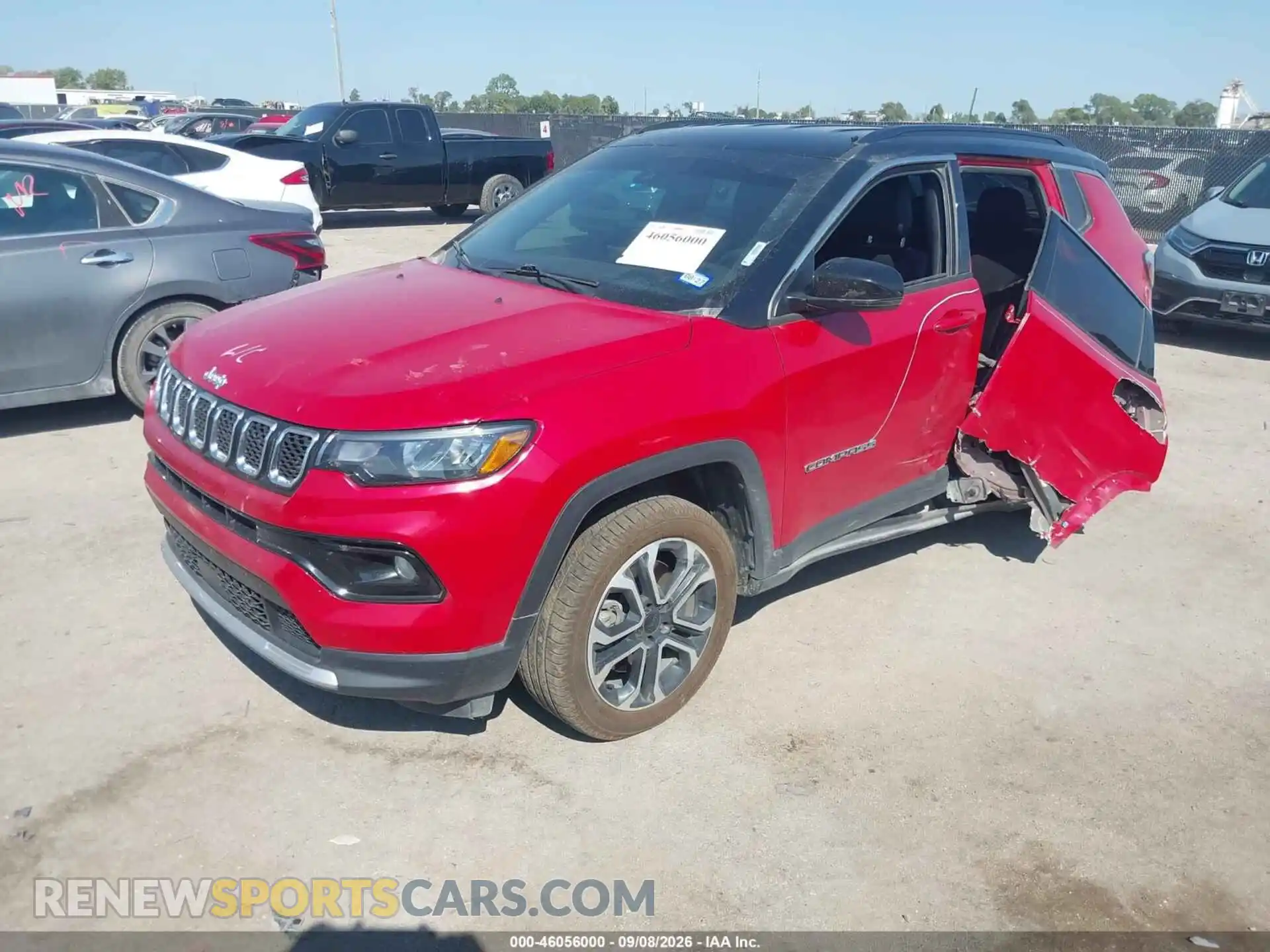 2 Photograph of a damaged car 3C4NJDCN7PT506598 JEEP COMPASS 2023