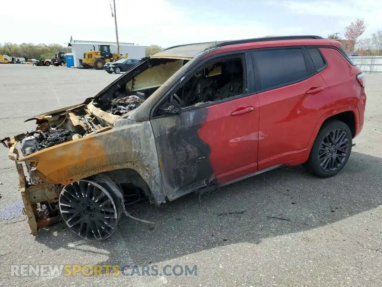 1 Photograph of a damaged car 3C4NJDCN7PT527581 JEEP COMPASS 2023