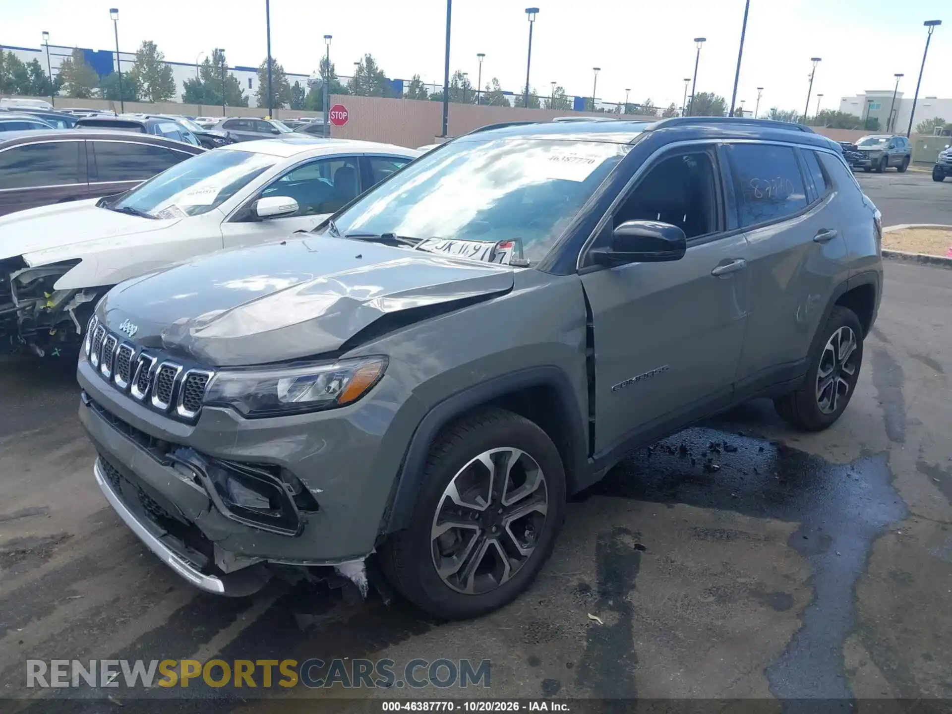 2 Photograph of a damaged car 3C4NJDCN8PT524530 JEEP COMPASS 2023